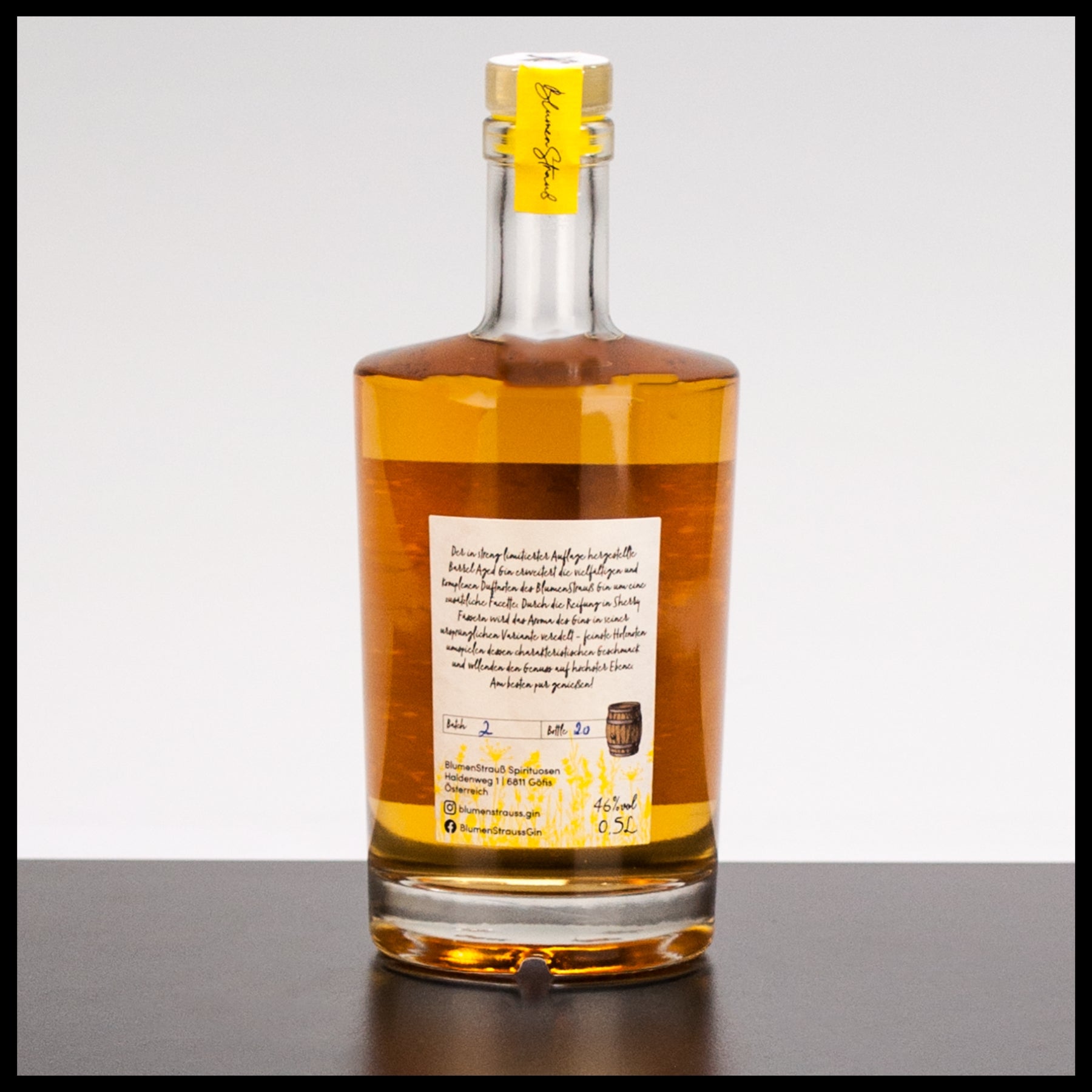 Blumenstrauß Gin Barrel Aged 0,5L - 46% Vol. - Trinklusiv