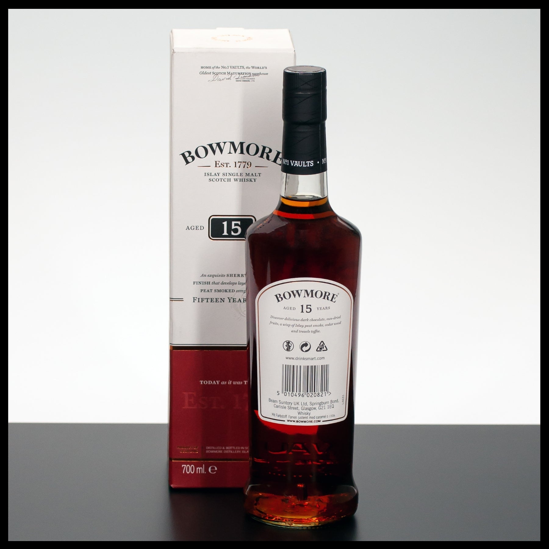 Bowmore 15 YO 0,7L - 43% - Trinklusiv