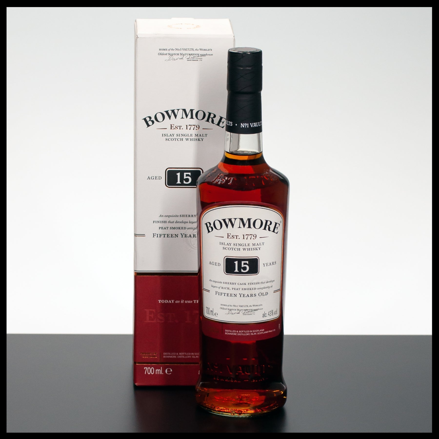 Bowmore 15 YO 0,7L - 43% - Trinklusiv