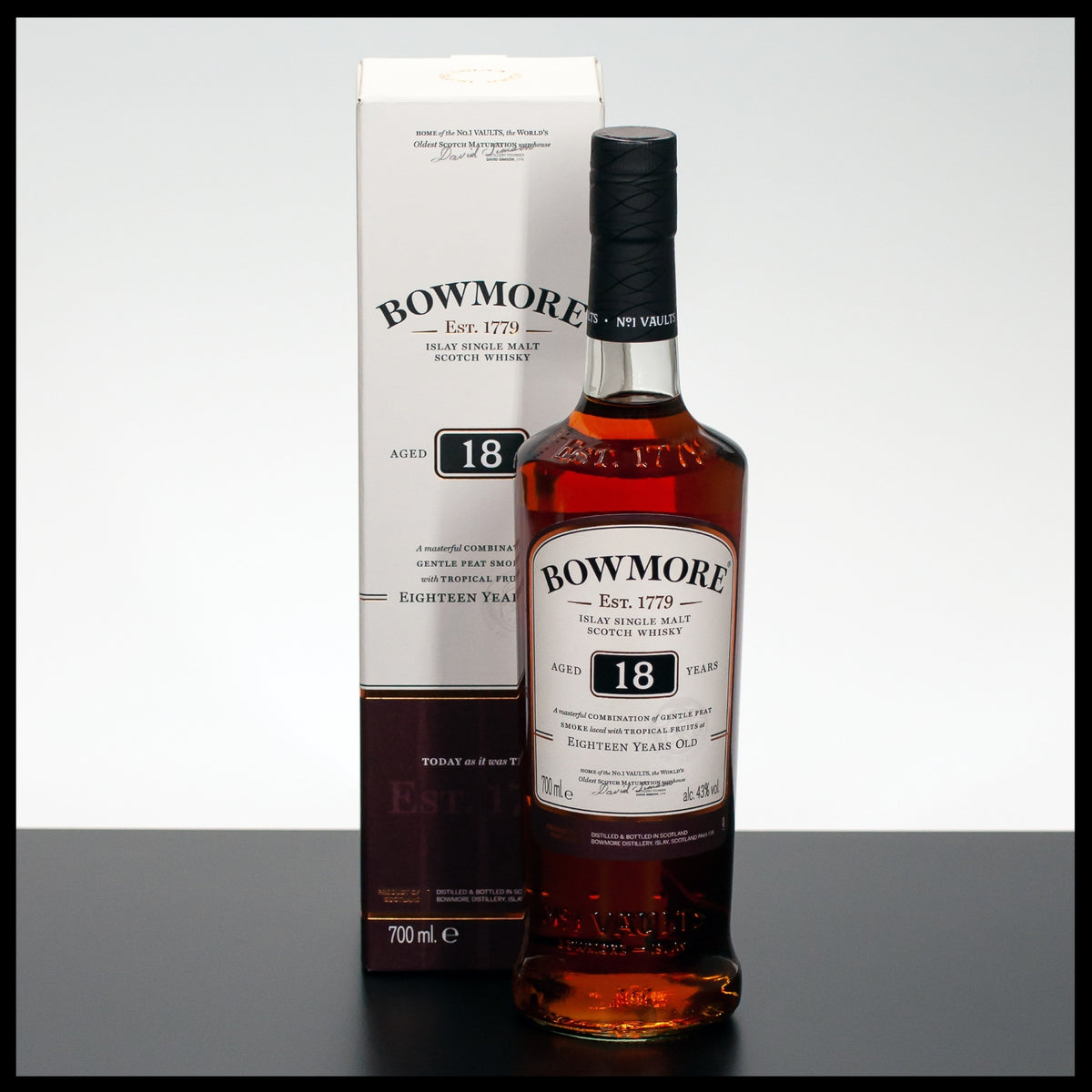 Bowmore 18 YO 0,7L - 43% - Trinklusiv