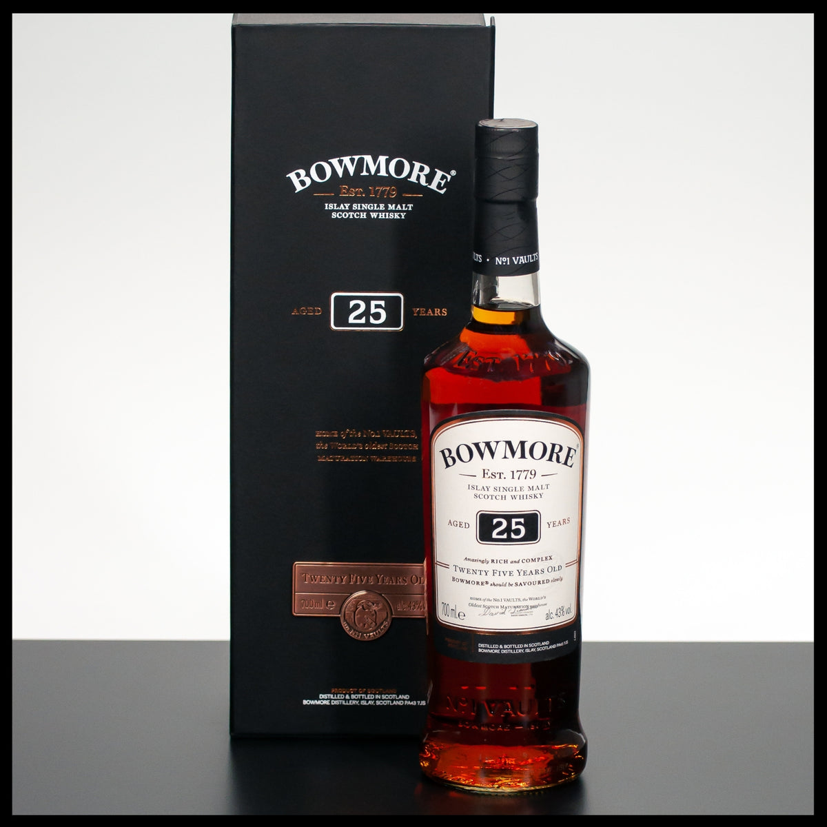 Bowmore 25 YO 0,7L - 43% - Trinklusiv