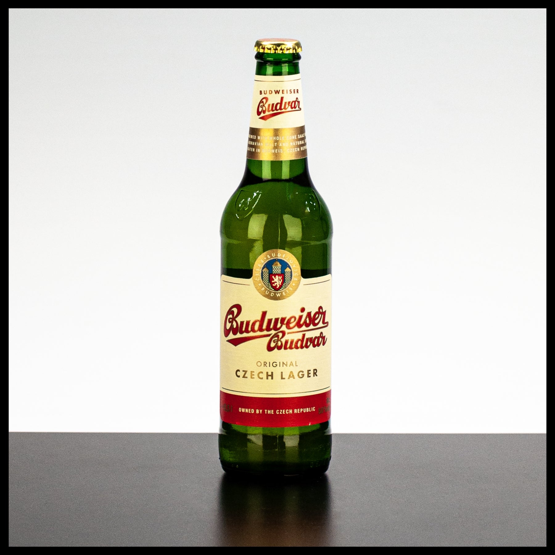 Budweiser Budvar Original Czech Lagerbier 0,5L - 5% Vol. - Trinklusiv