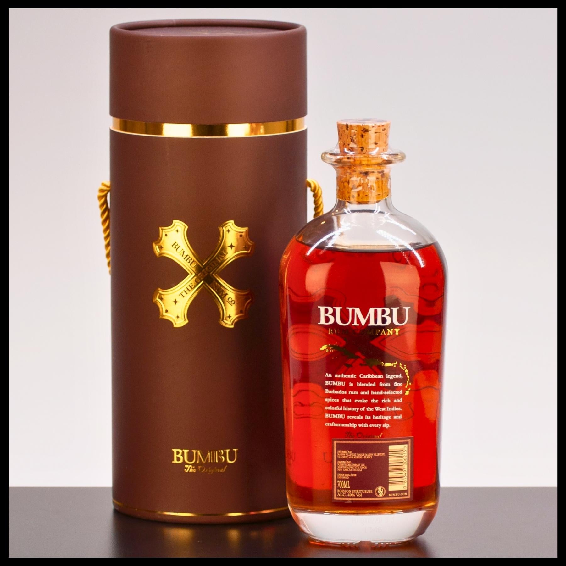 Bumbu The Original mit Geschenkdose 0,7L - 40% Vol. - Trinklusiv