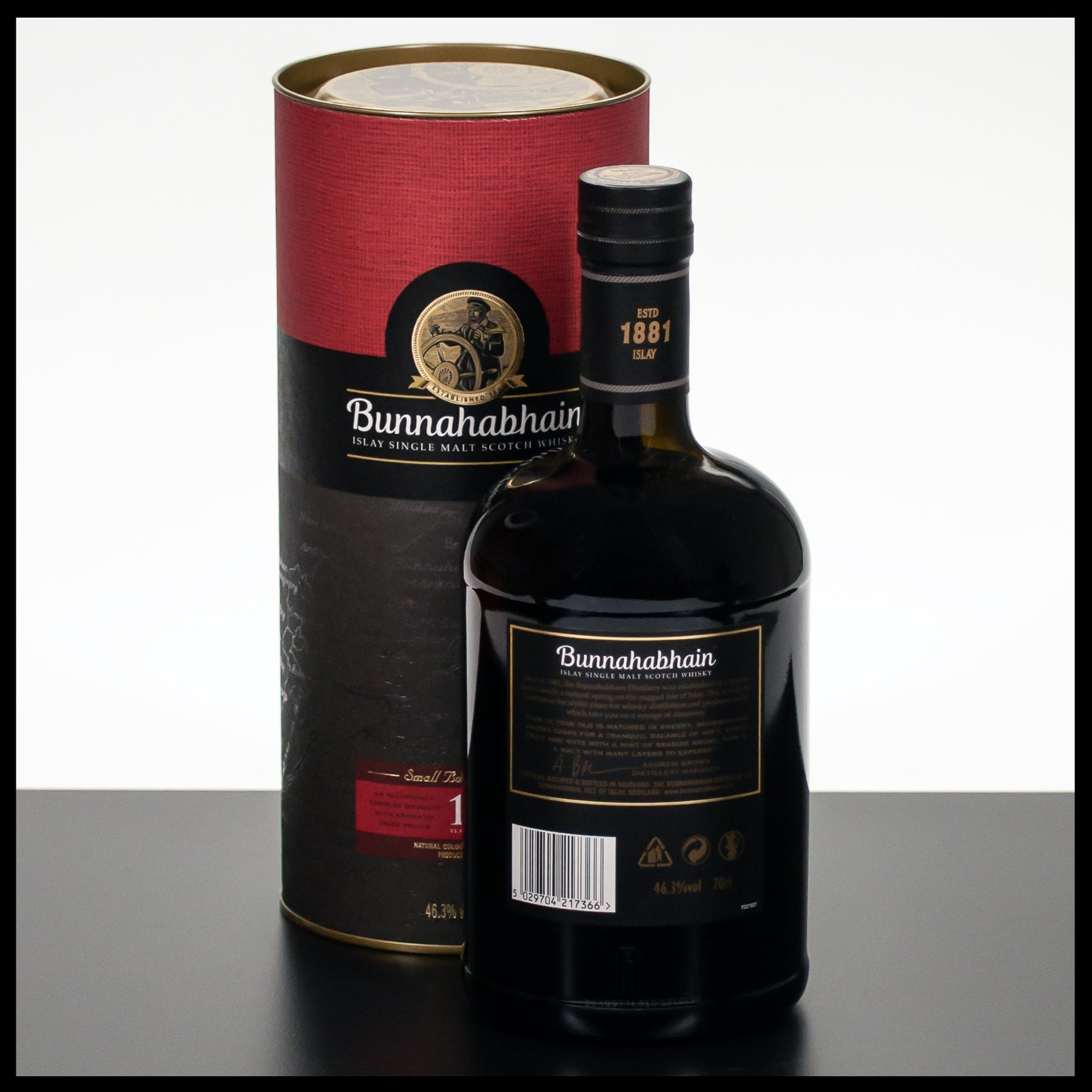Bunnahabhain 12 YO 0,7L - 46,3% - Trinklusiv