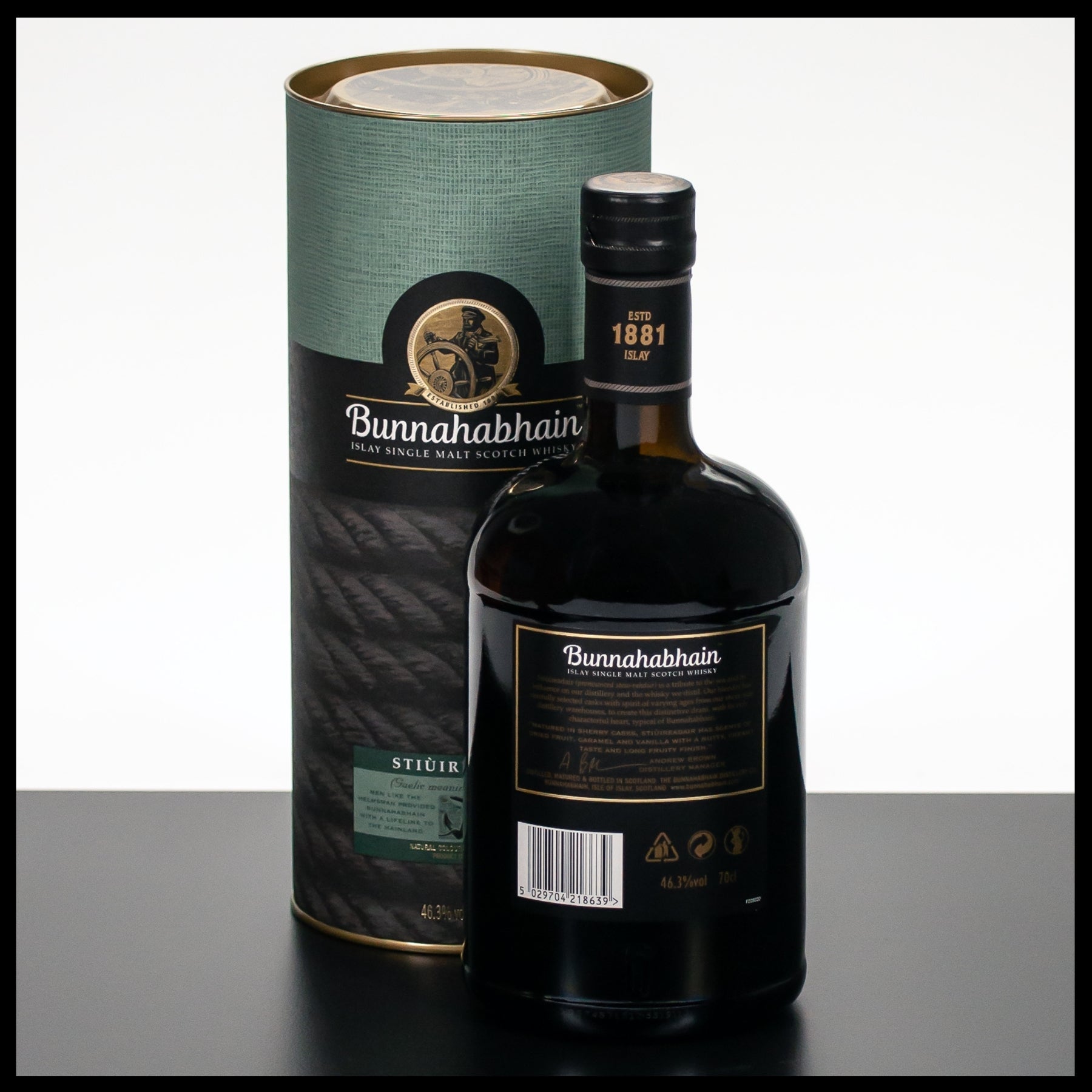 Bunnahabhain Stiuireadair 0,7L - 46,3% - Trinklusiv