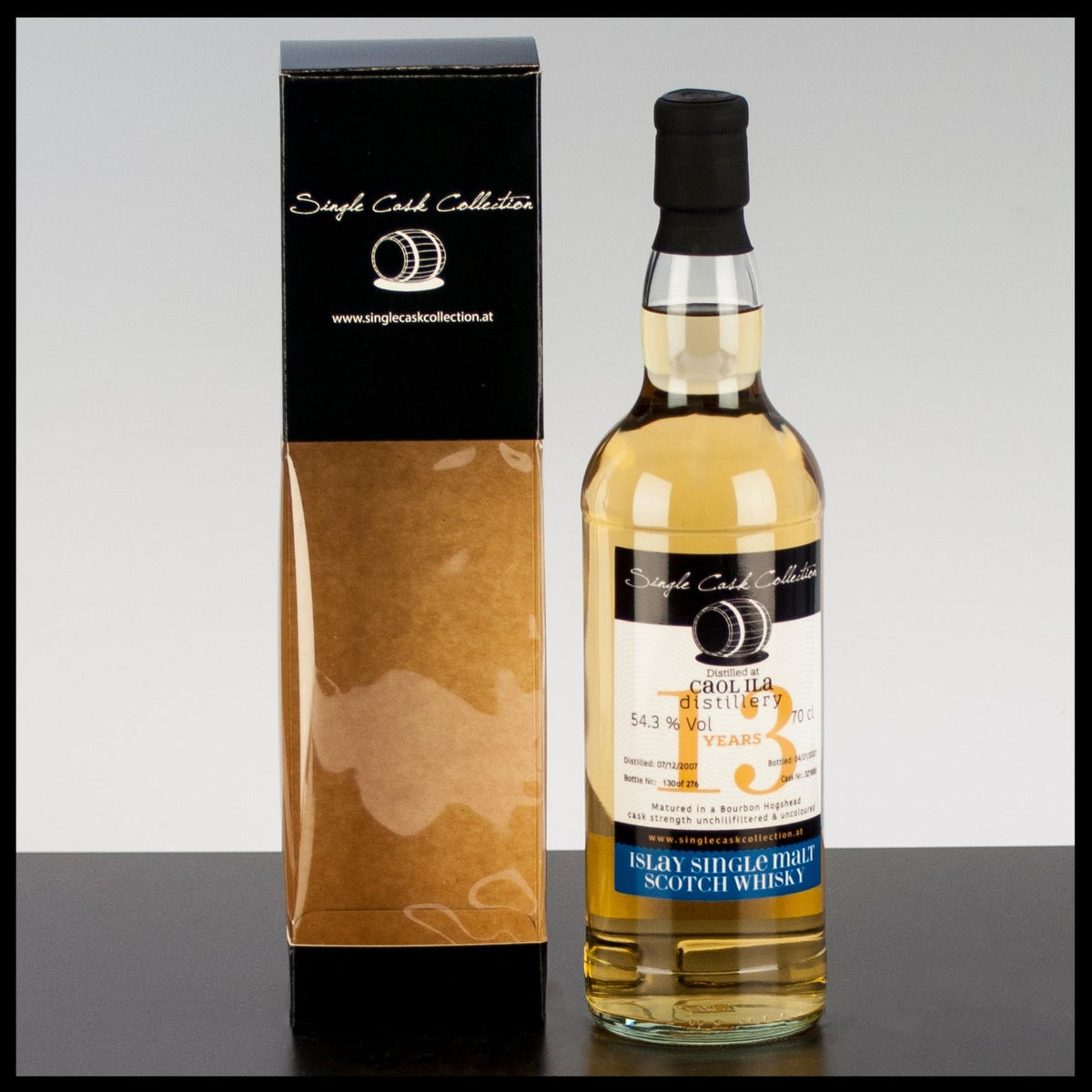 Caol Ila 13 YO 2007 Single Cask Collection 0,7L - 54,3% Vol. - Trinklusiv