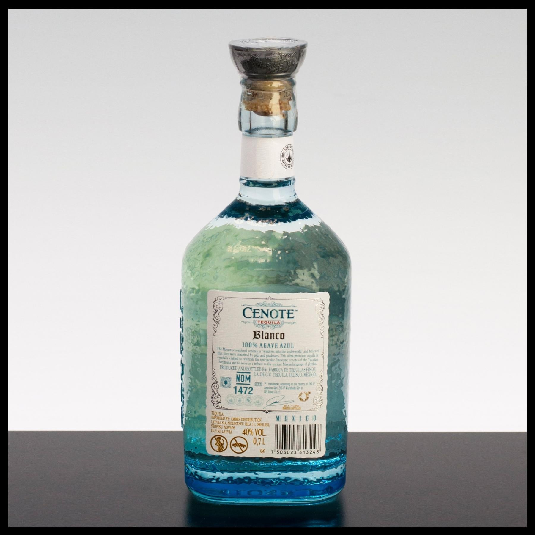 Cenote Blanco Tequila 0,7L - 40% Vol. - Trinklusiv