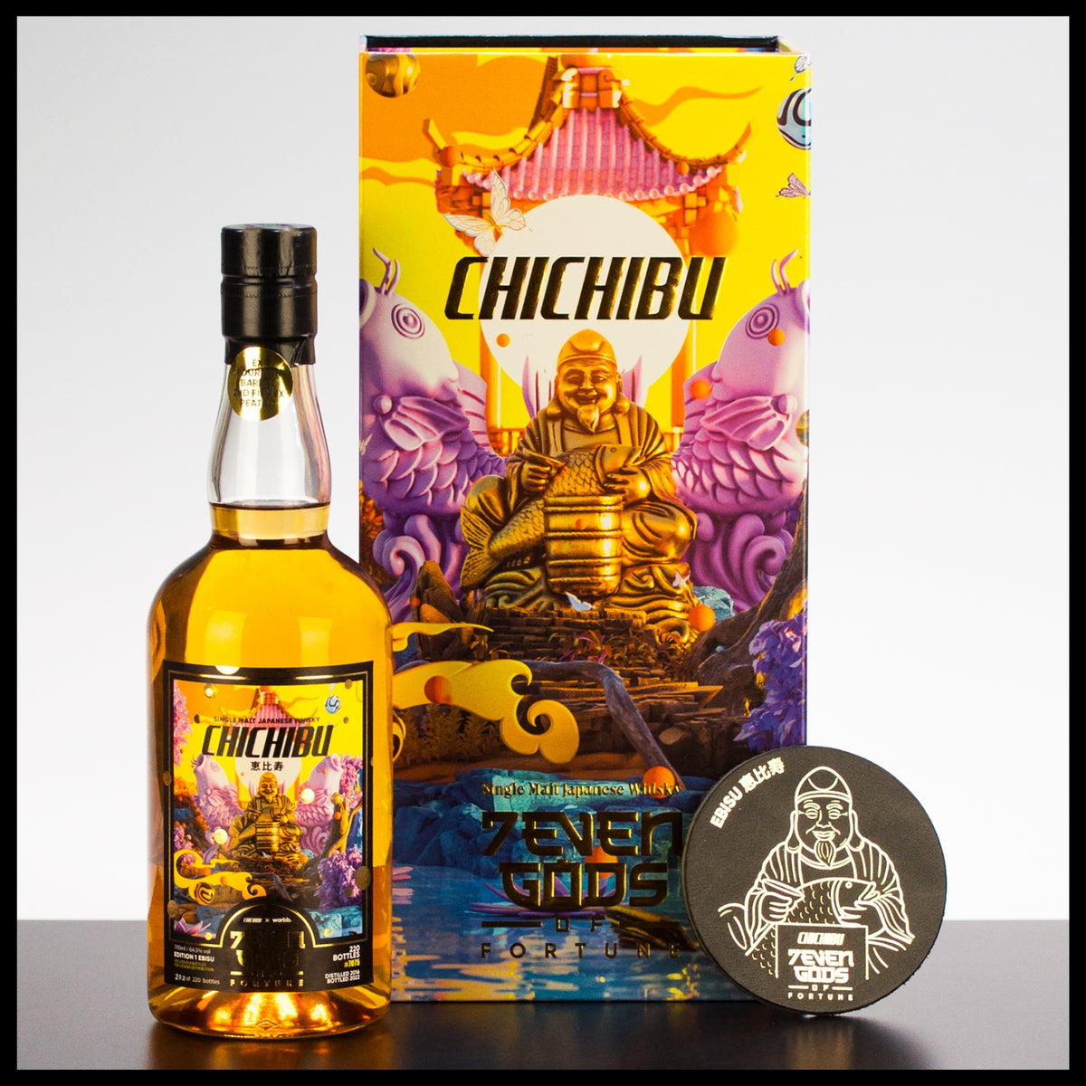Chichibu 7EVEN Gods of Fortune Edition 1 Ebisu 0,7L - 64,5% Vol. - Trinklusiv
