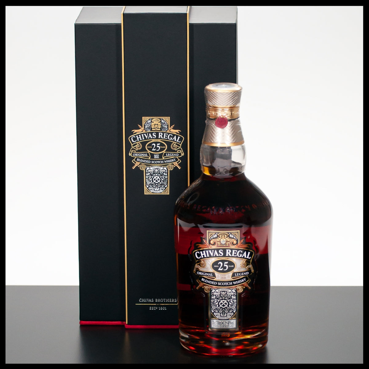 Chivas Regal 25 YO Original Legend 0,7L - 40% - Trinklusiv