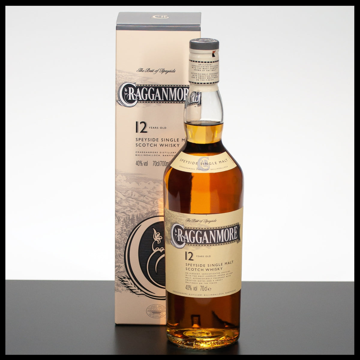 Cragganmore 12 YO 0,7L - 40% Vol. - Trinklusiv