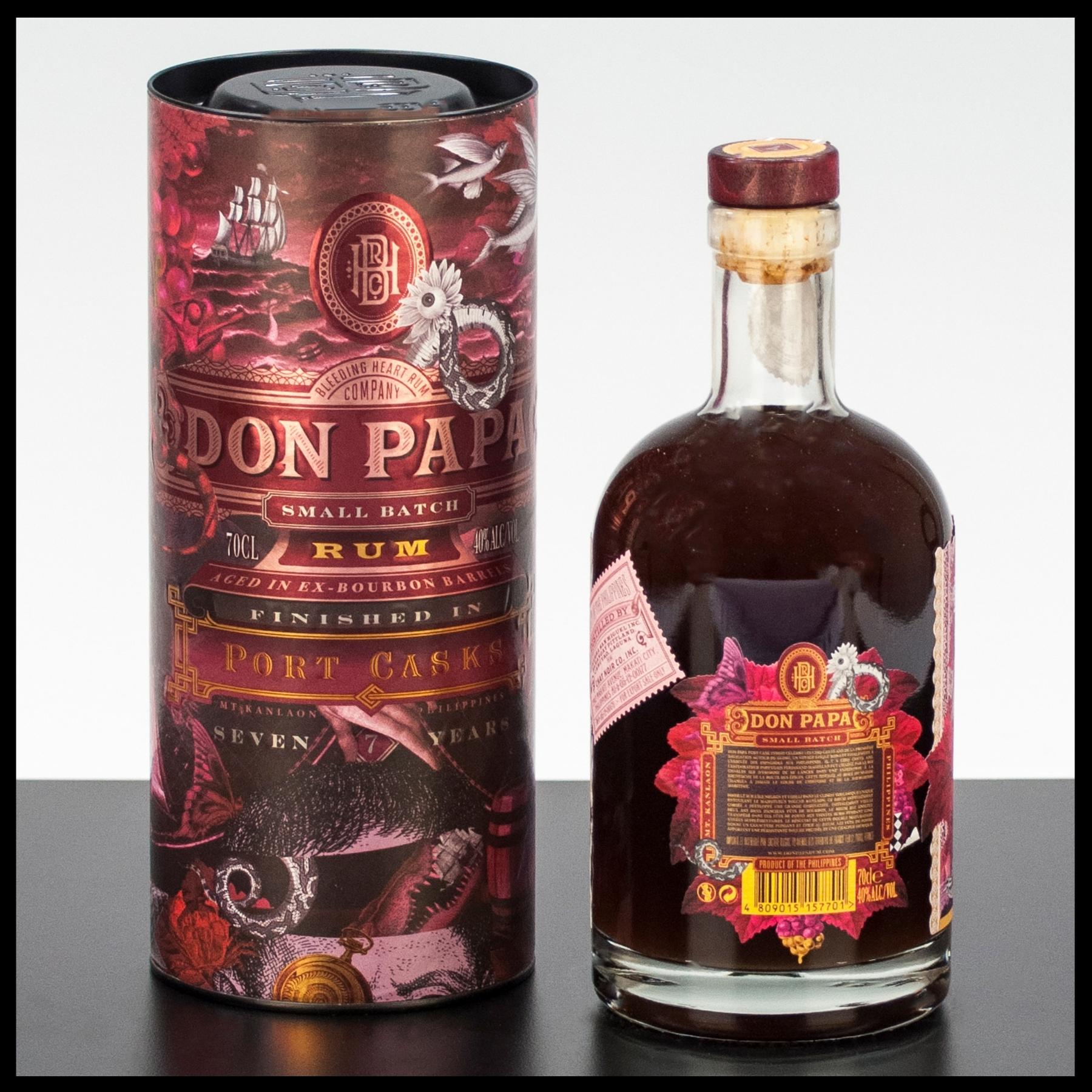 Don Papa Port Cask Rum 0,7L - 40% Vol. - Trinklusiv