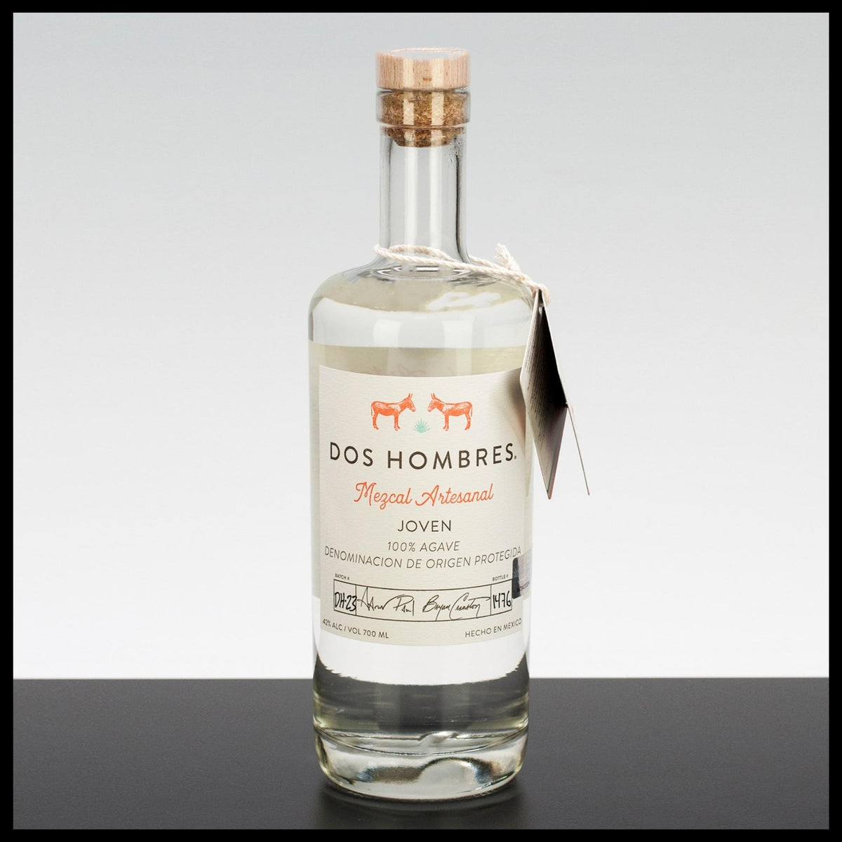 Dos Hombres Mezcal Artesanal Joven 0,7L - 42% Vol. - Trinklusiv