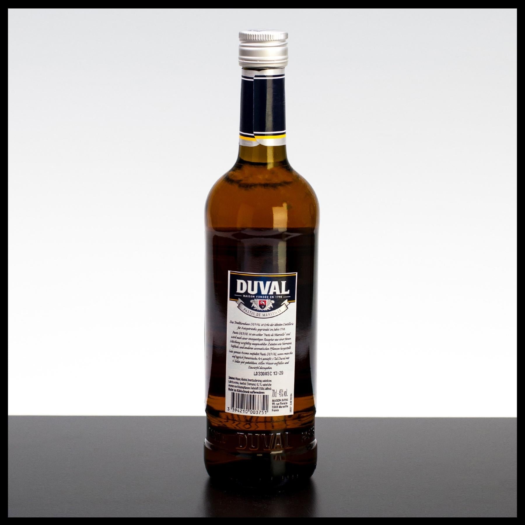 Duval Pastis de Marseille 0,7L - 45% Vol. - Trinklusiv