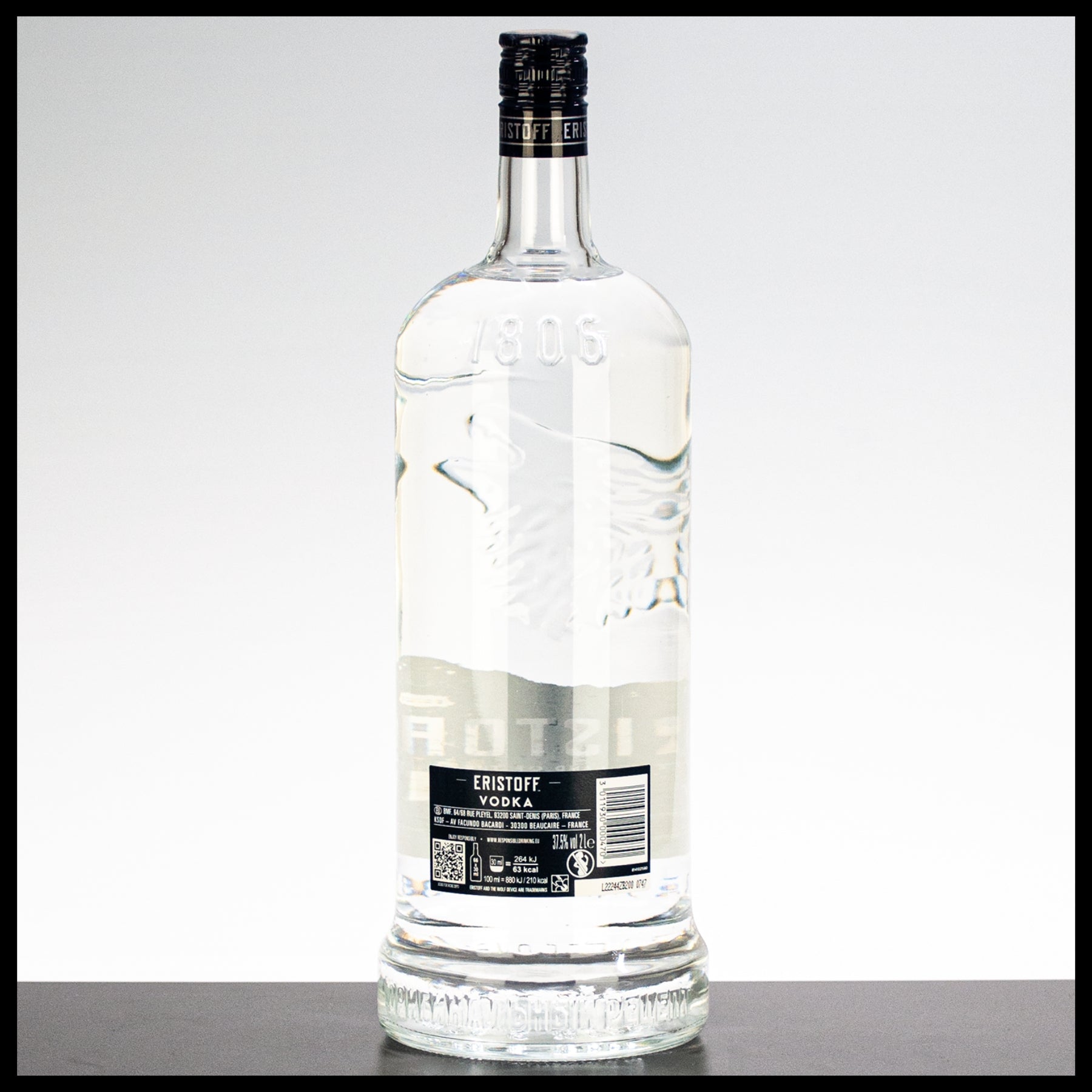 Eristoff Premium Vodka 2L - 37,5% Vol. - Trinklusiv