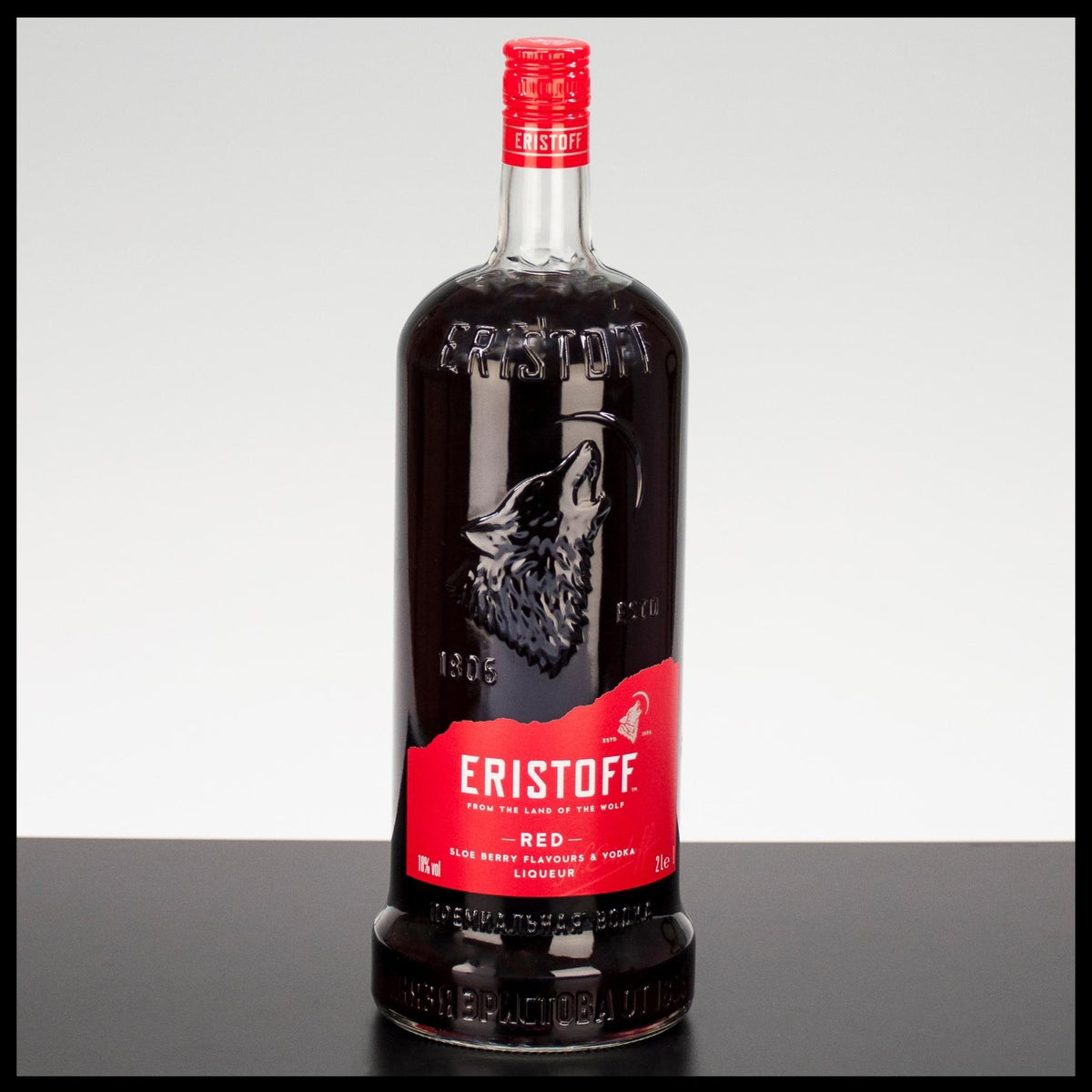 Eristoff Red Sloeberry Flavoured Vodka 2L - 18% Vol. - Trinklusiv