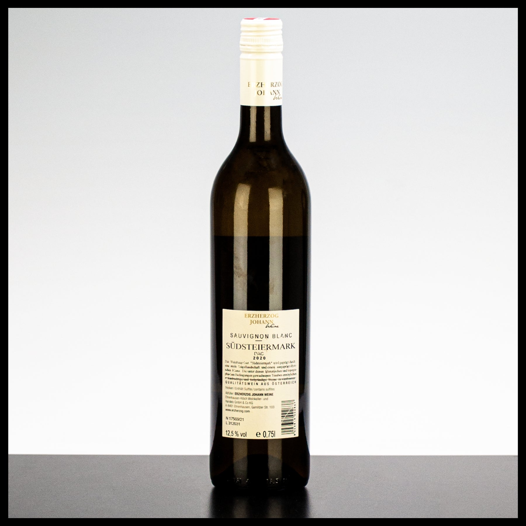 Erzherzog Johann Sauvignon Blanc Südsteiermark DAC 0,75L - 12,5% Vol. - Trinklusiv