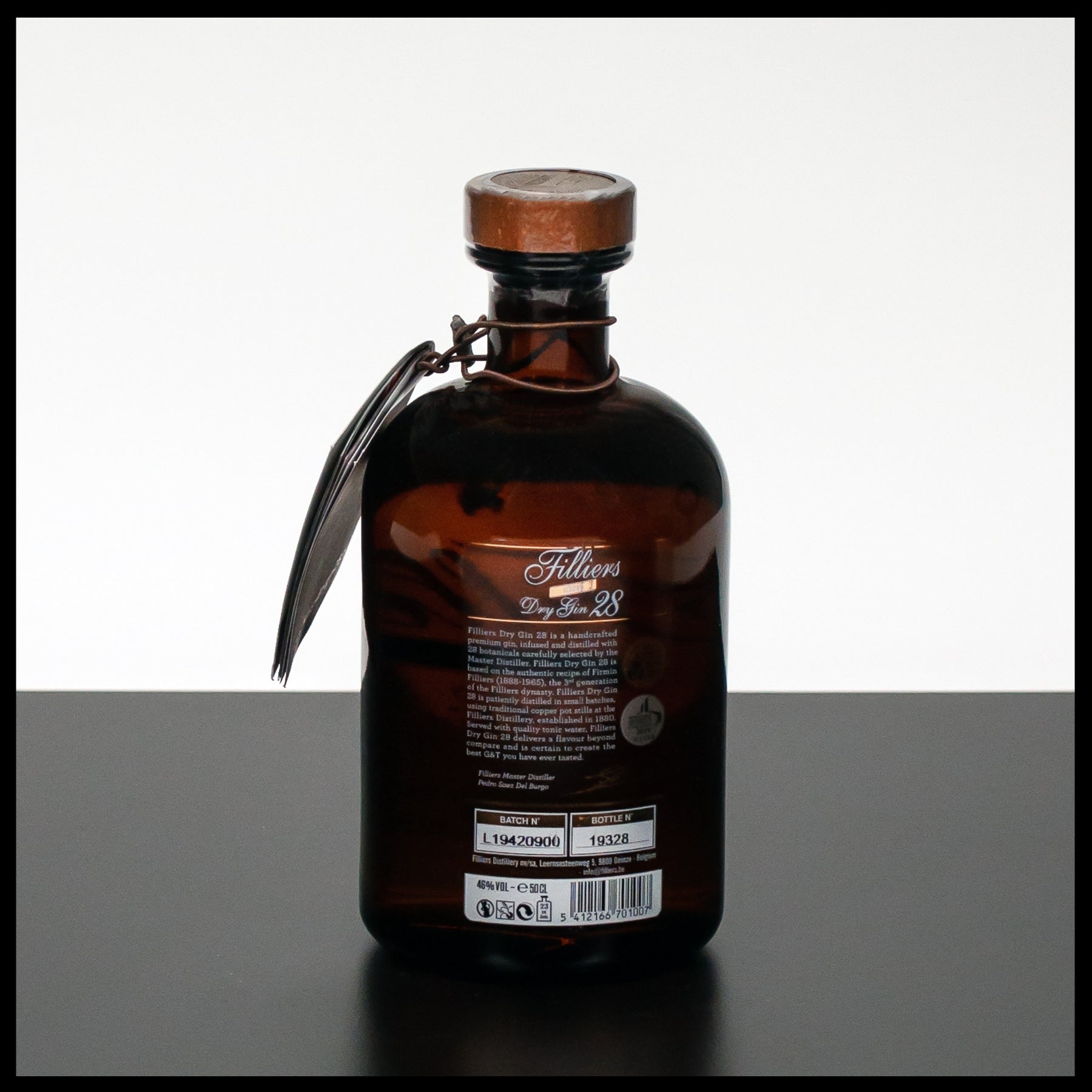 Filliers Classic Dry Gin 28 0,5L - 46% - Trinklusiv
