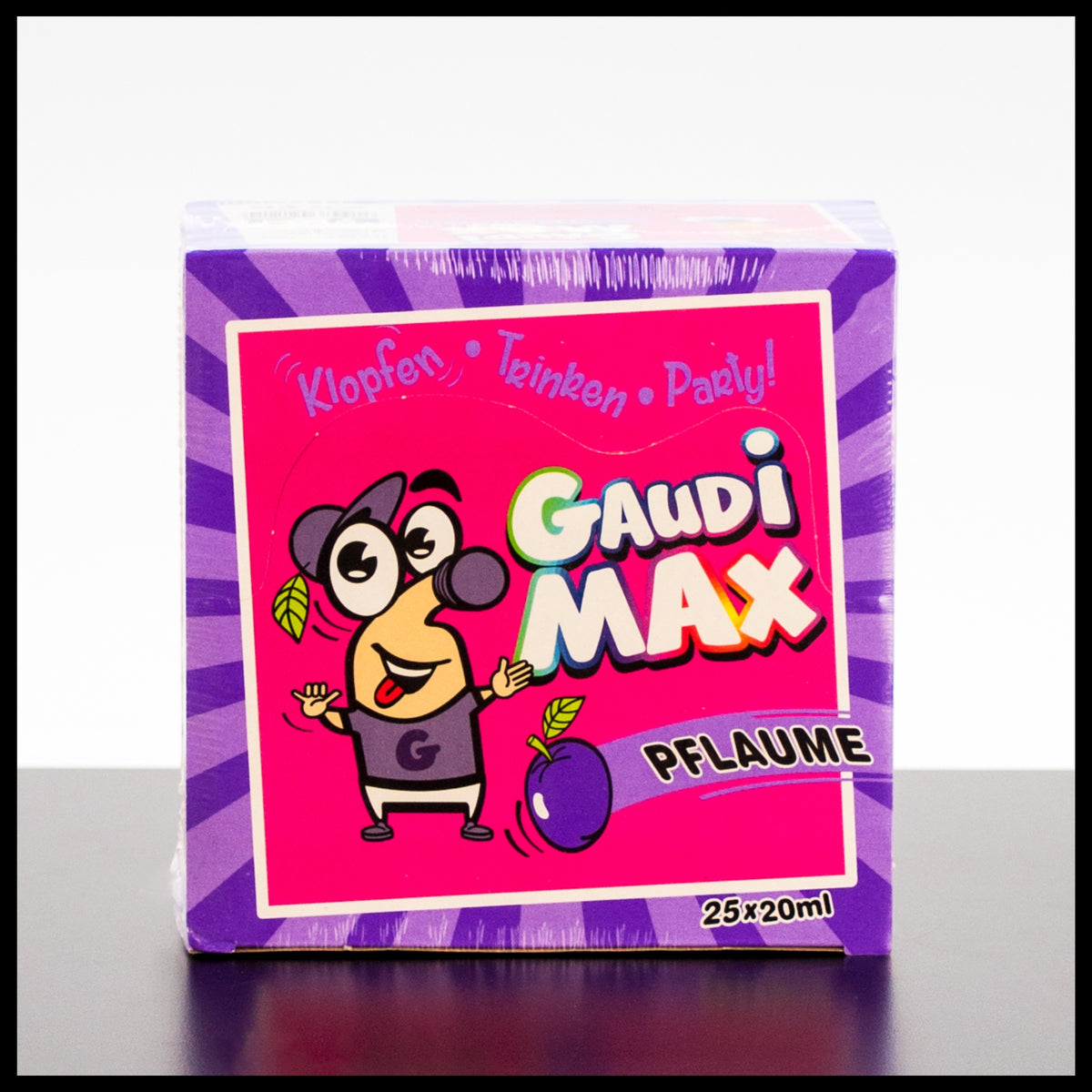 Gaudi Max Pflaume 25x 0,02L - 17% Vol. - Trinklusiv