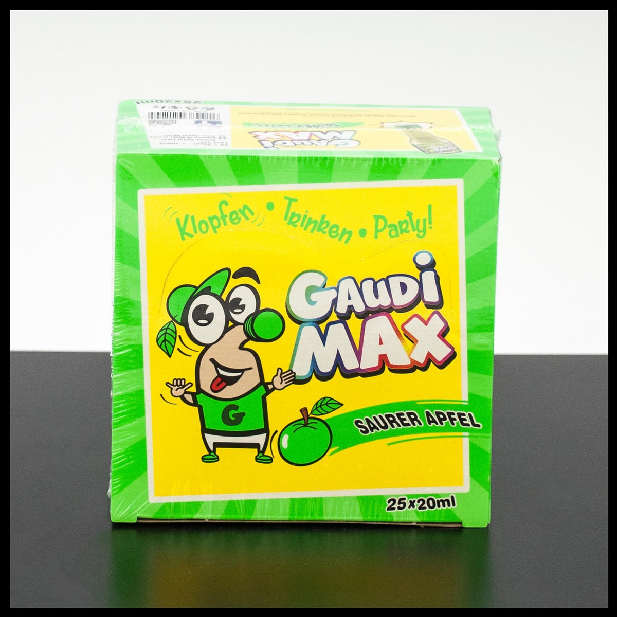 Gaudi Max Saurer Apfel 25x 0,02L - 16% Vol. - Trinklusiv