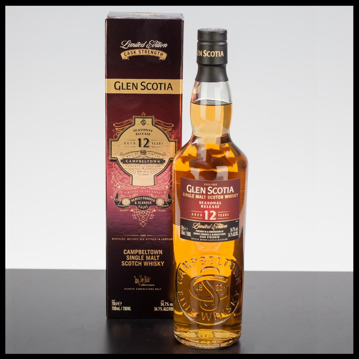 Glen Scotia 12 YO Seasonal Release Cask Strength Whisky 0,7L - 54,7% Vol. - Trinklusiv