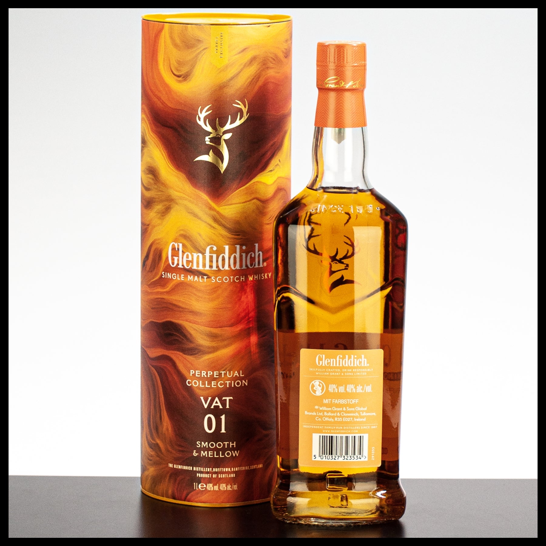 Glenfiddich Perpetual Collection VAT 01 "Smooth & Mellow" 1L - 40% Vol. - Trinklusiv