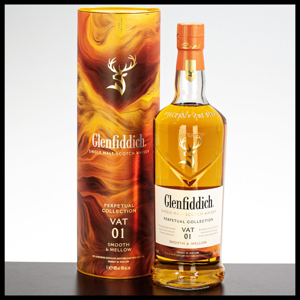 Glenfiddich Perpetual Collection VAT 01 "Smooth & Mellow" 1L - 40% Vol. - Trinklusiv