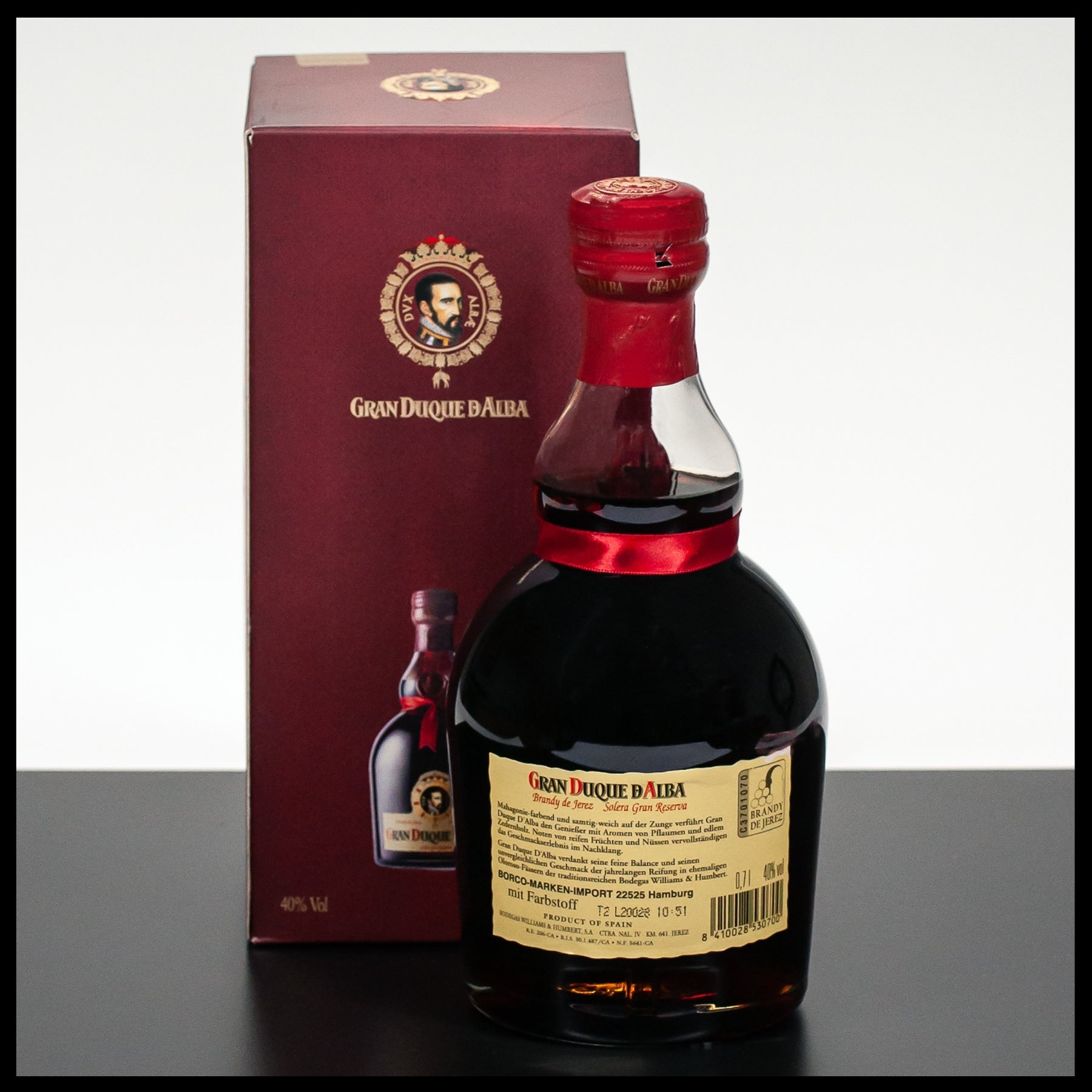 Gran Duque d'Alba Solera Gran Reserva Brandy 0,7L - 40% Vol. - Trinklusiv