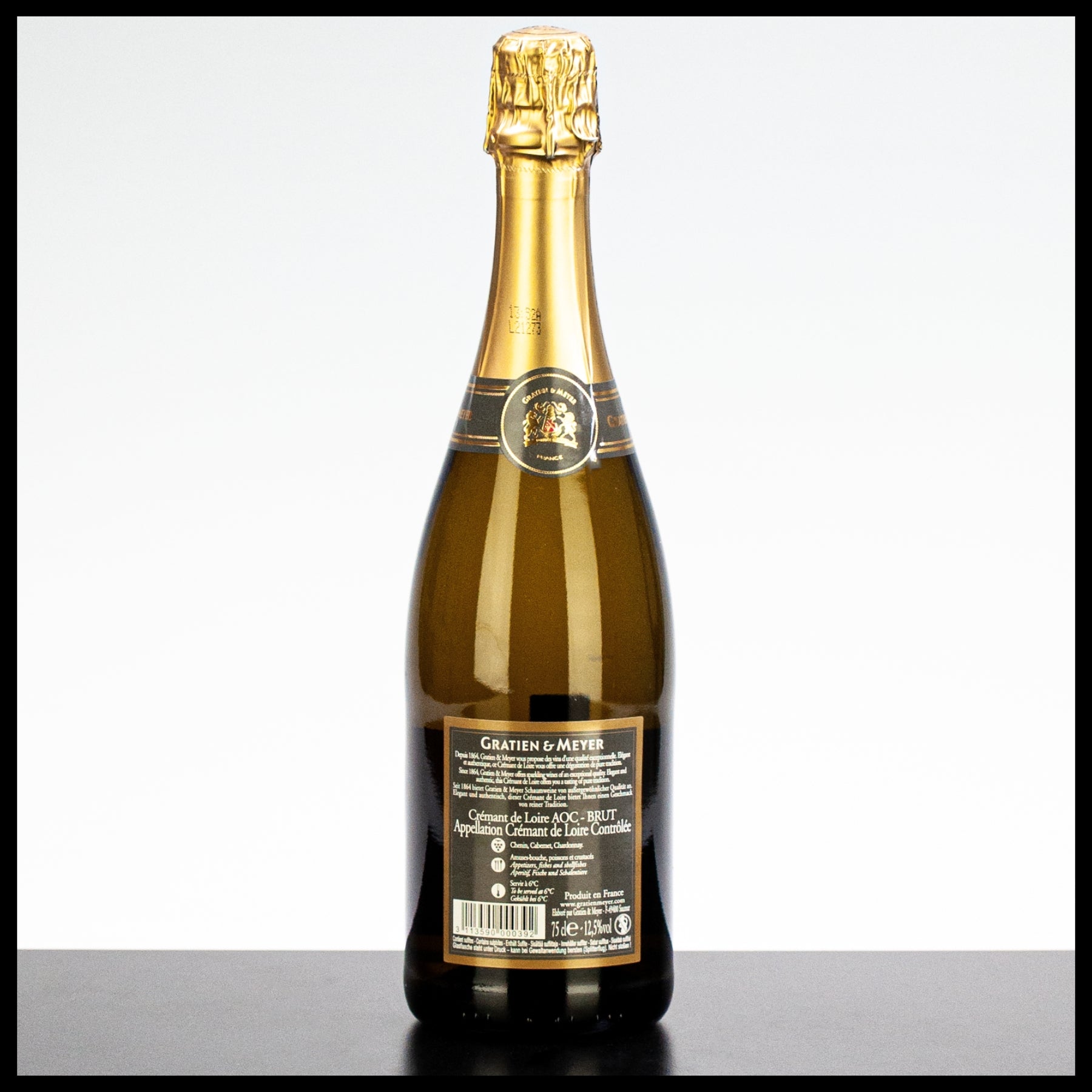 Gratien & Meyer Cremant de Loire Brut 0,75L - 12,5% Vol. - Trinklusiv
