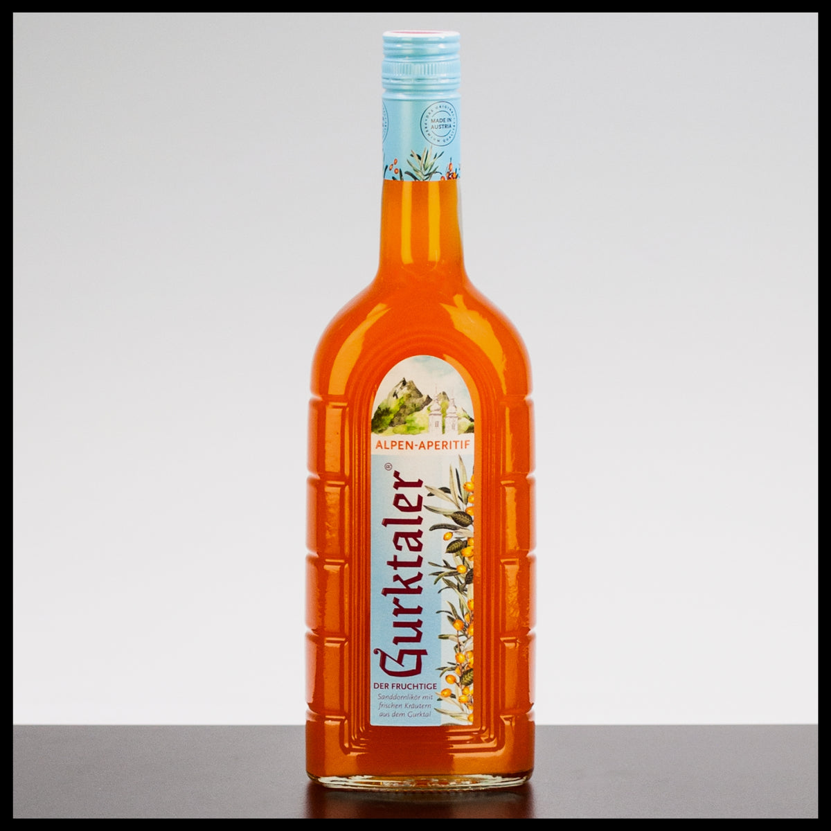 Gurktaler Alpen-Aperitif Sanddornlikör 0,7L - 16% Vol. - Trinklusiv