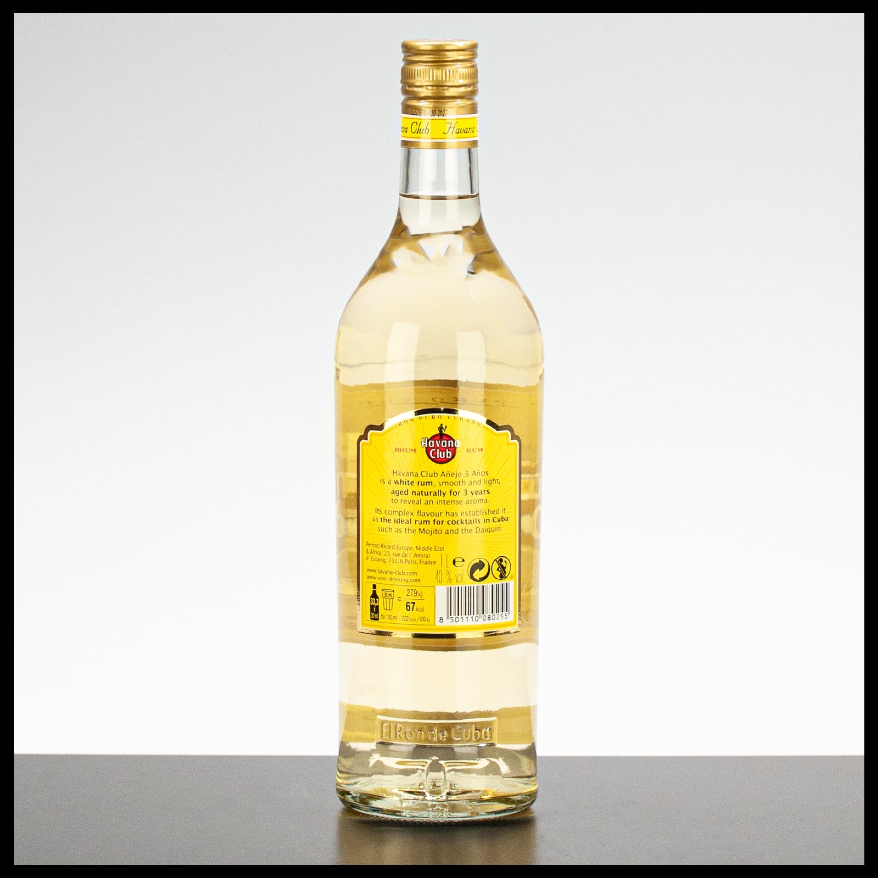 Havana Club Anejo 3 Anos Rum 1L - 40% Vol. - Trinklusiv