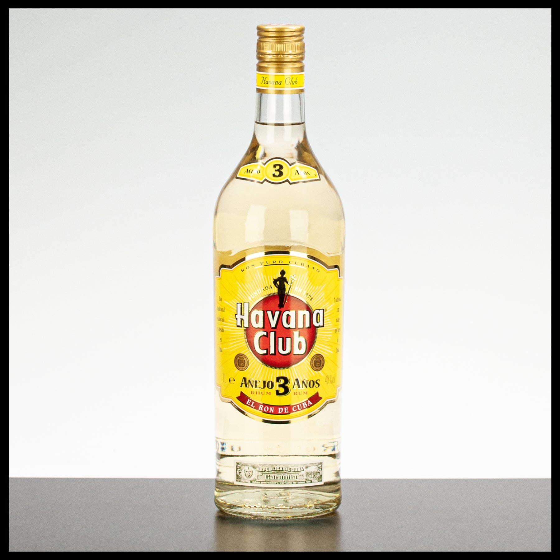 - 3 Anejo Havana Rum 1L 40% Anos Club