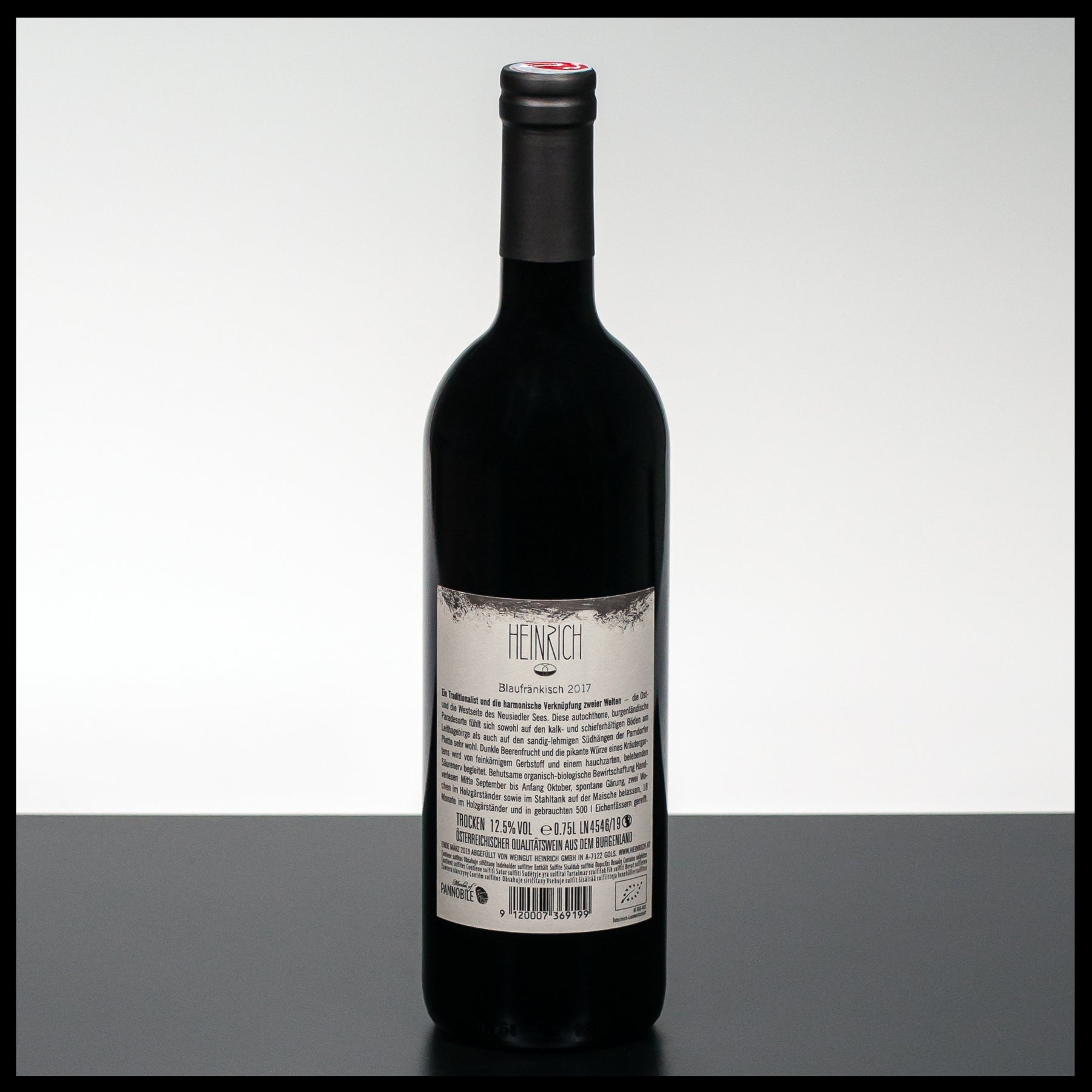Heinrich Blaufränkisch 2017 0,75L - 12,5% Vol. - Trinklusiv