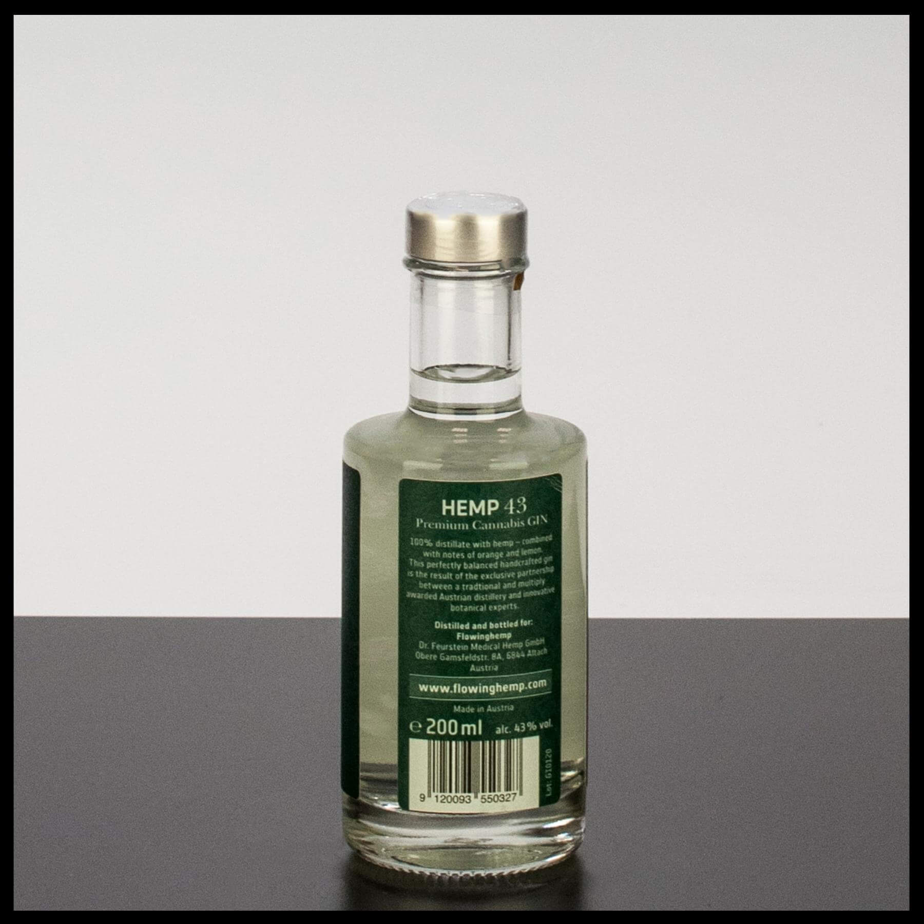 Hemp 43 Premium Gin 0,2L - 43% Vol. - Trinklusiv