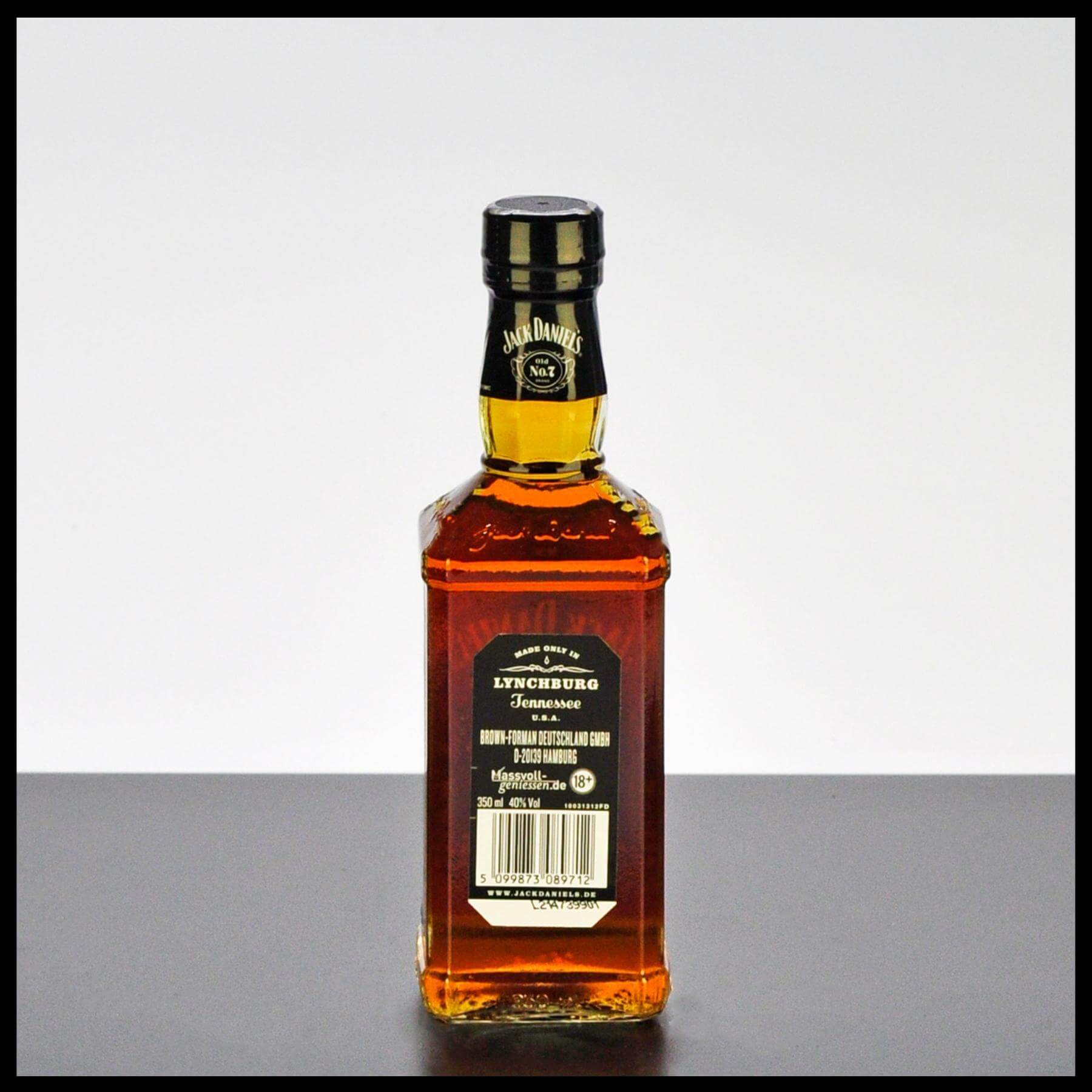 Jack Daniel's Old No. 7 Tennessee Whiskey 0,35L - 40% Vol. - Trinklusiv