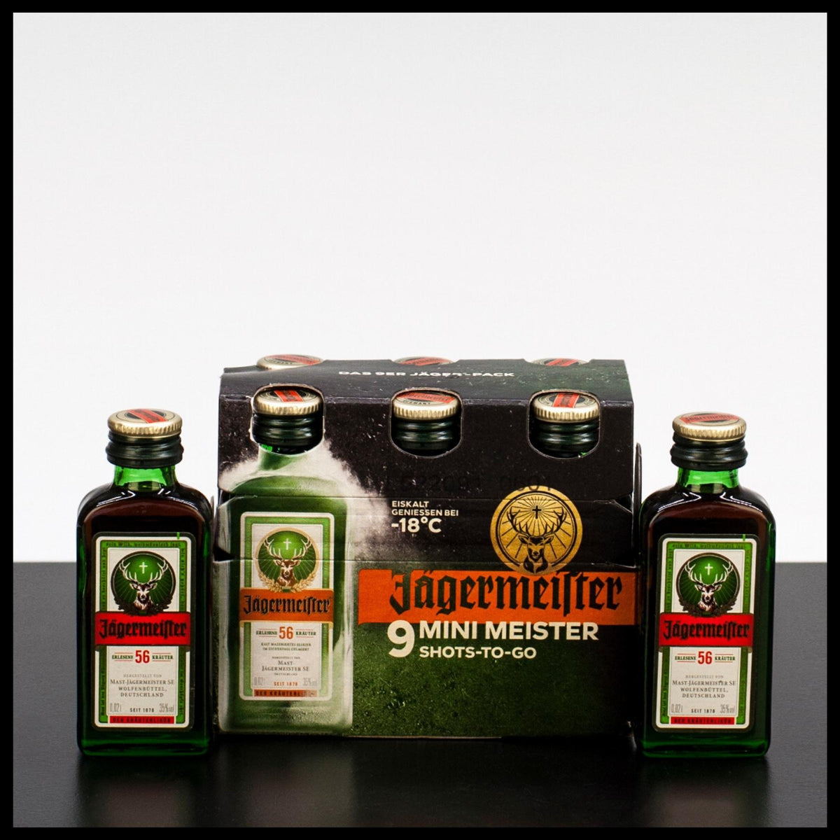 Jägermeister 9x 0,02L - 35% Vol. - Trinklusiv
