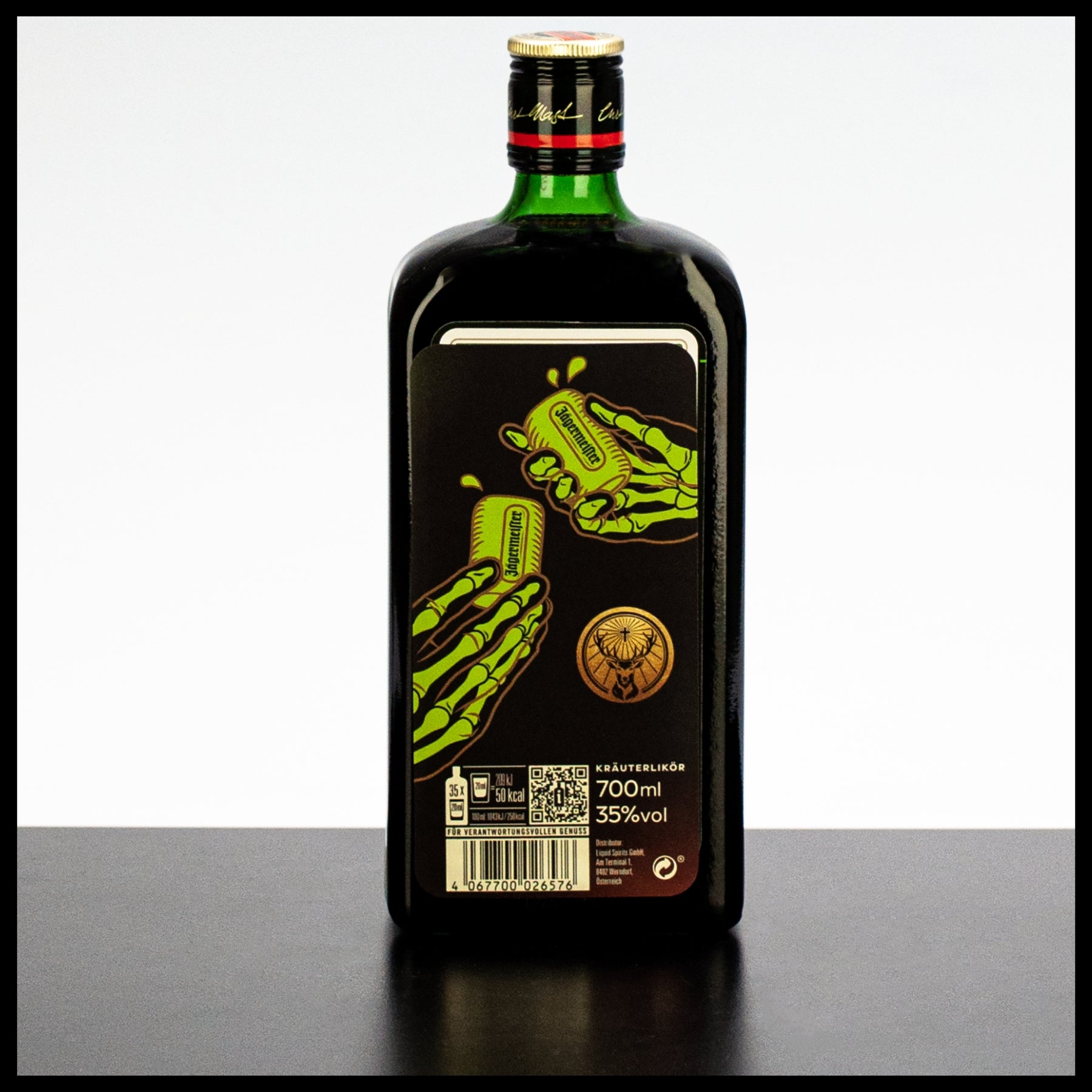 Jägermeister "Glow in the Dark" Edition 0,7L - 35% Vol. - Trinklusiv