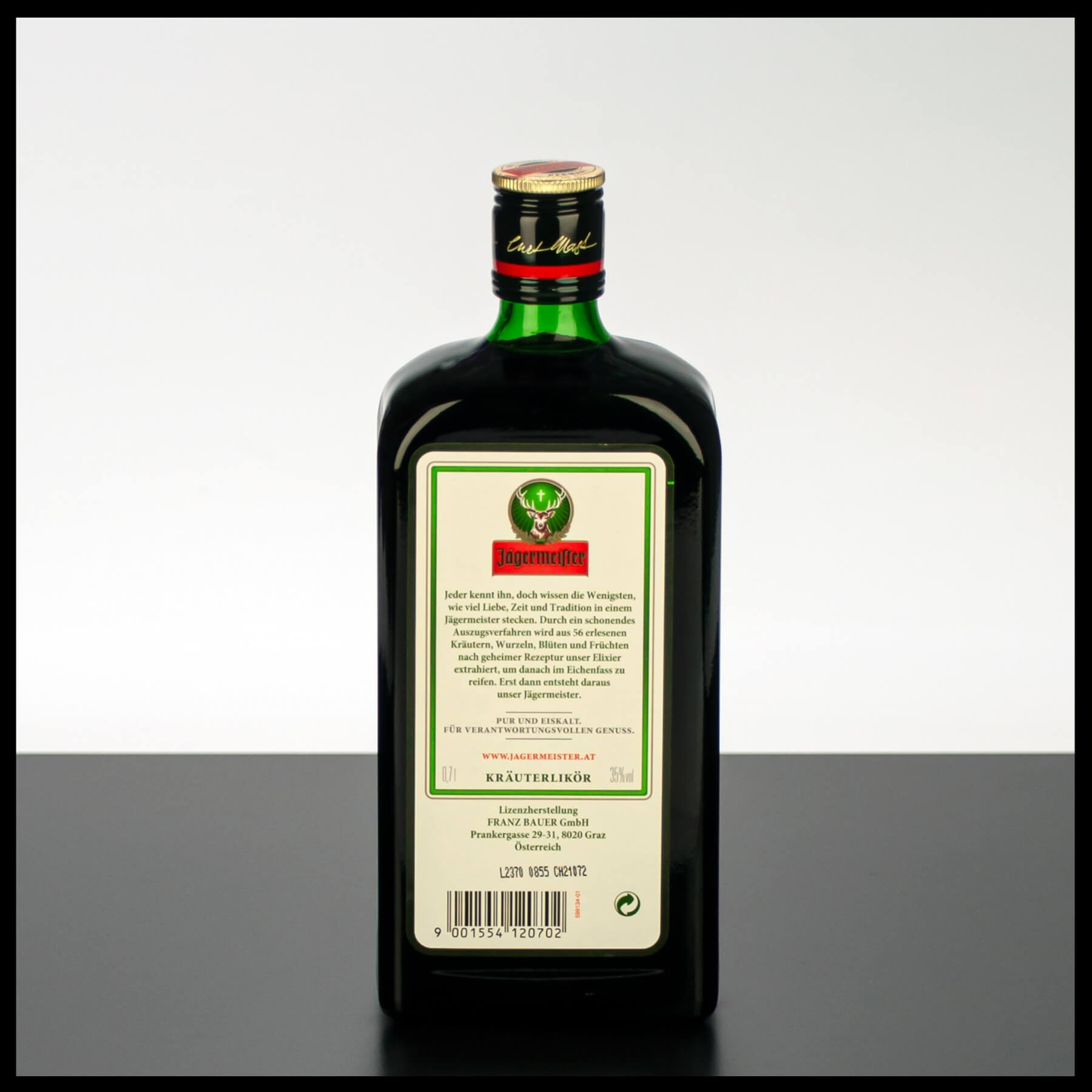 Jägermeister 0,7L - 35% Vol. - Trinklusiv