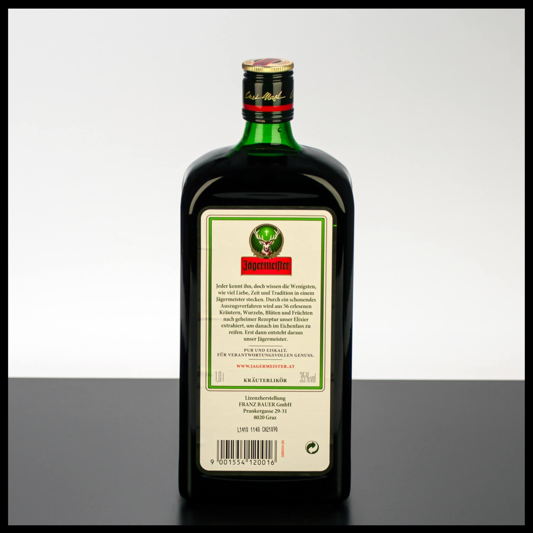 Jägermeister 1L - 35% Vol. - Trinklusiv