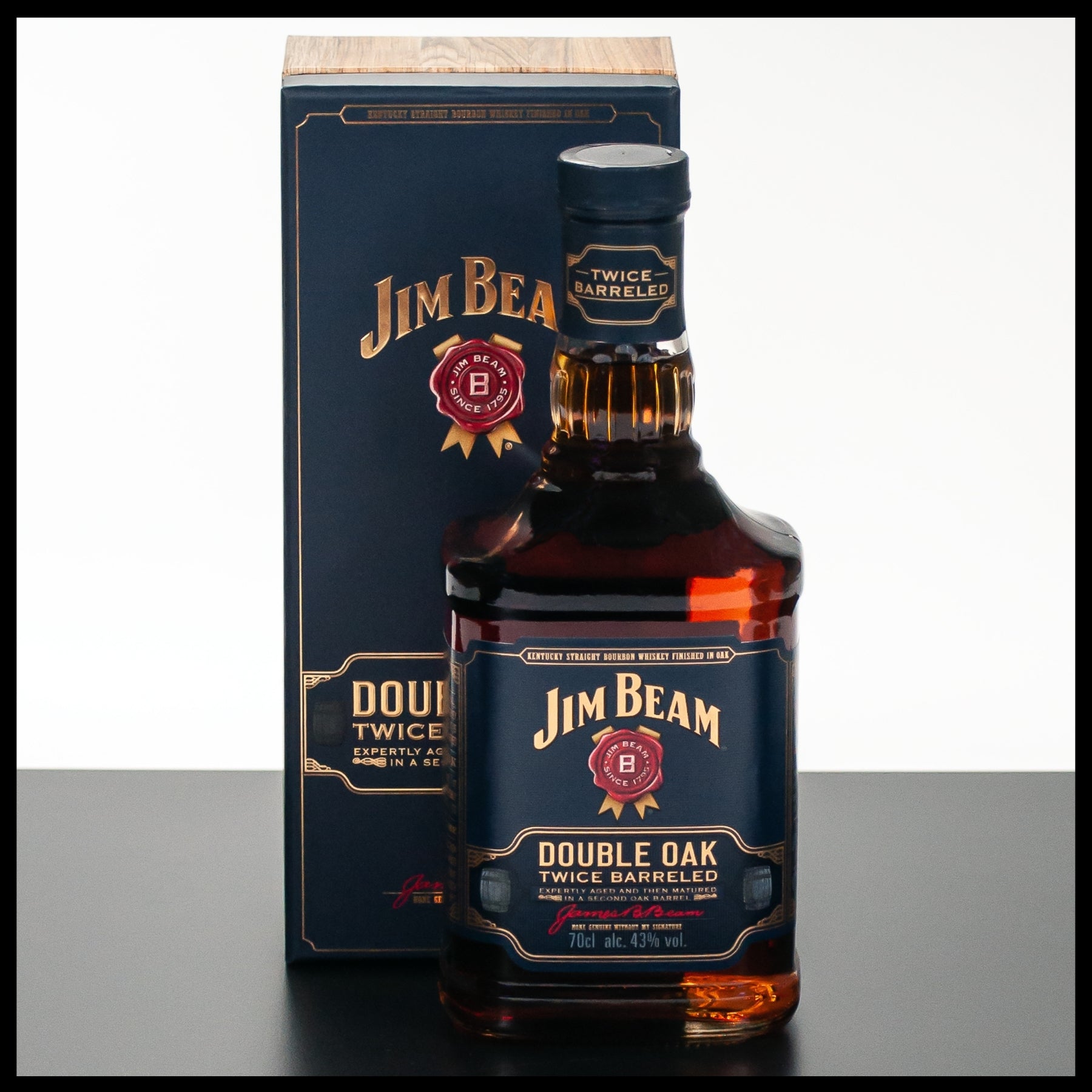 | Oak Double - 43% Whiskey Vol. Beam Jim 0,7L Bourbon