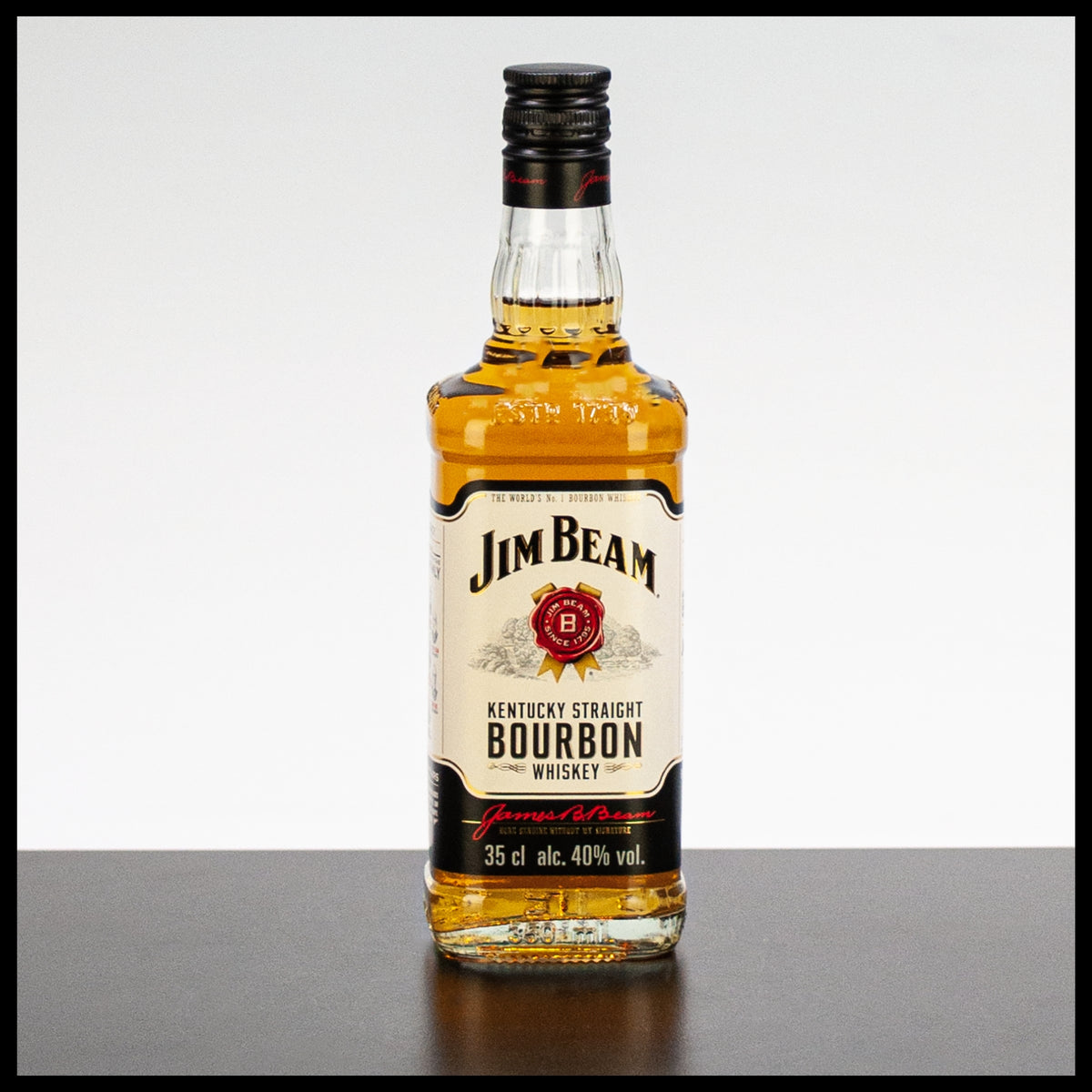 Jim Beam Kentucky Straight Bourbon Whiskey 0,35L - 40% Vol. - Trinklusiv