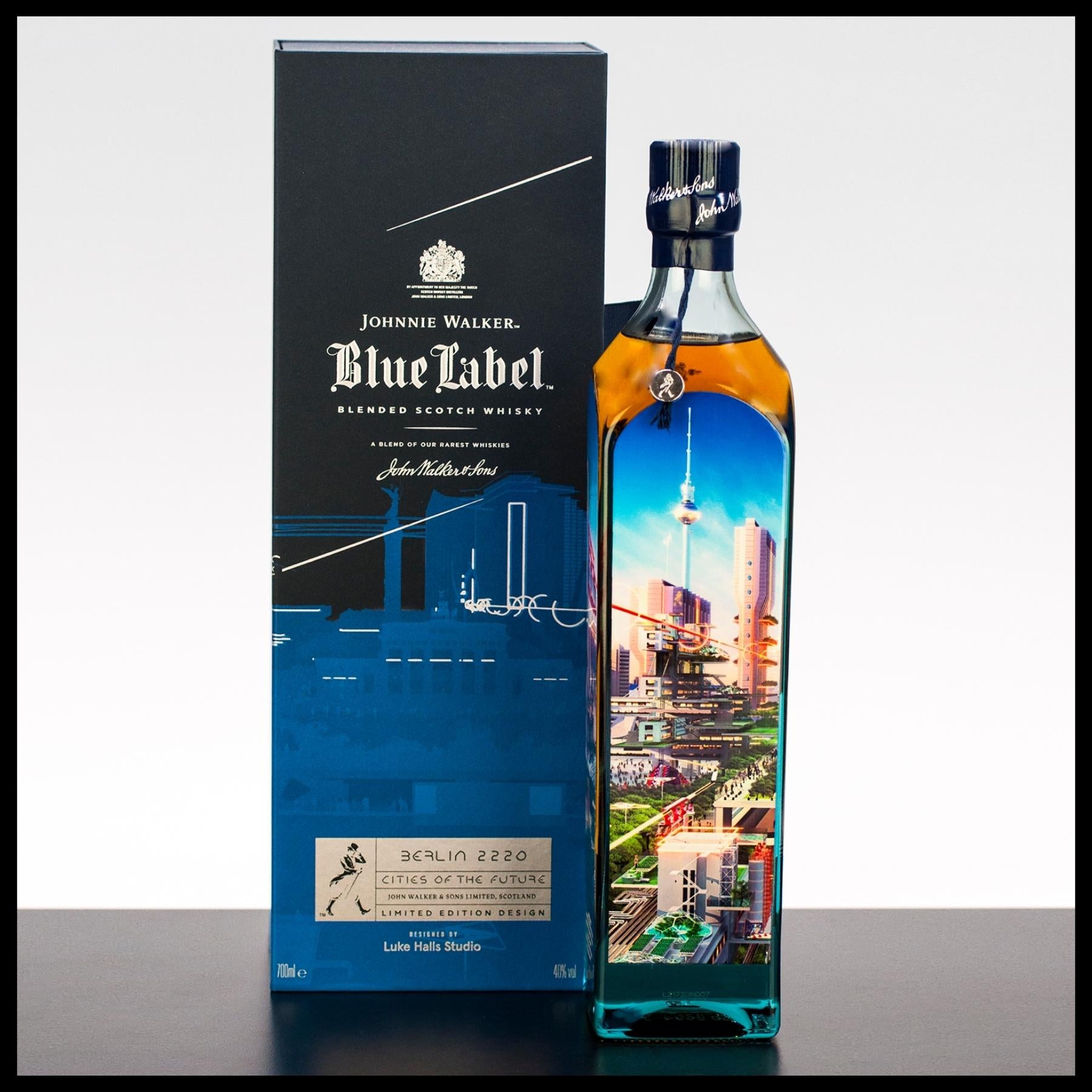 Johnnie Walker Blue Label Cities of the Future “Berlin 2220” Edition Whisky 0,7L - 40% Vol. - Trinklusiv