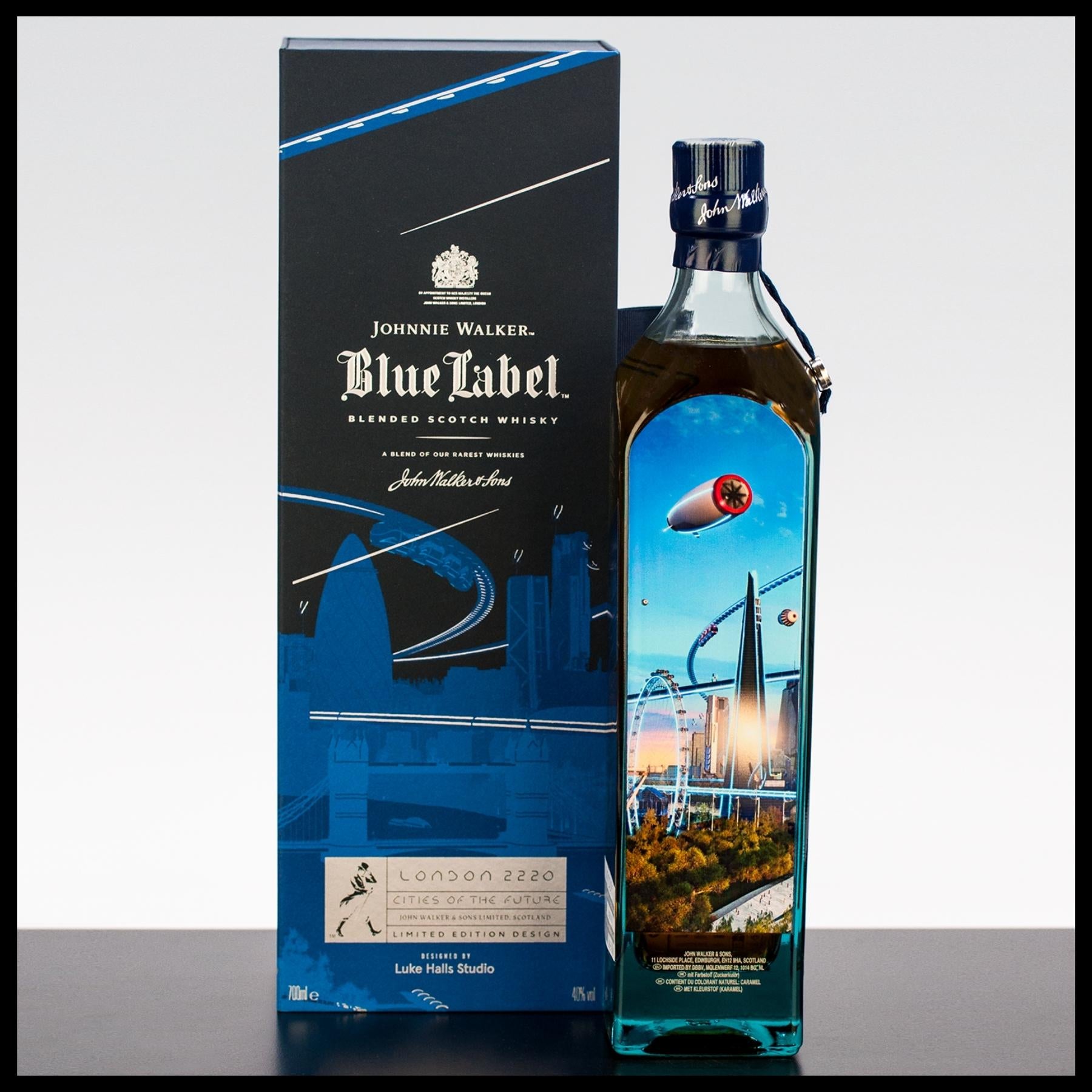 Johnnie Walker Blue Label Cities of the Future “London 2220” Edition Whisky 0,7L - 40% Vol. - Trinklusiv