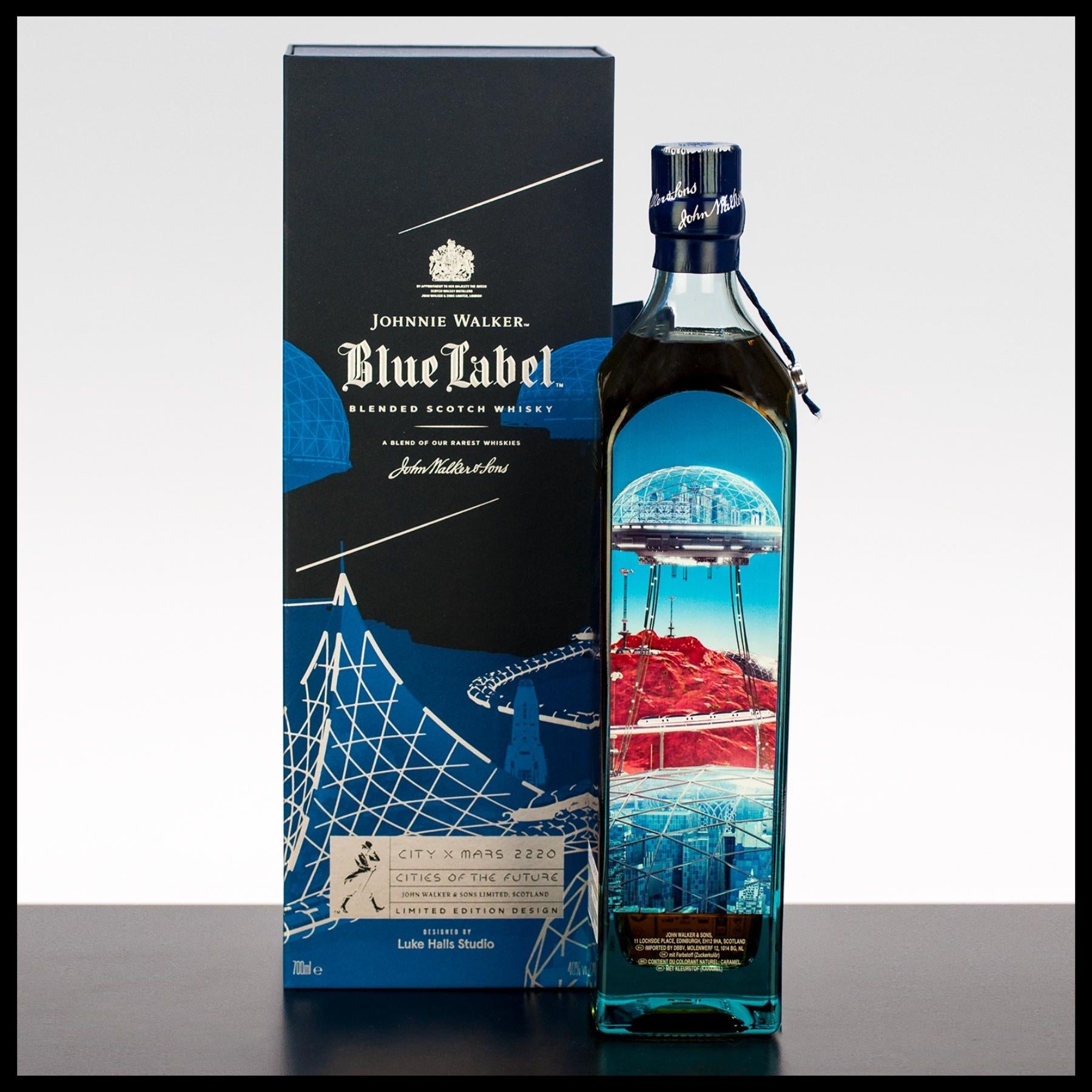 Johnnie Walker Blue Label Cities of the Future “Mars 2220” Edition Whisky 0,7L - 40% Vol. - Trinklusiv