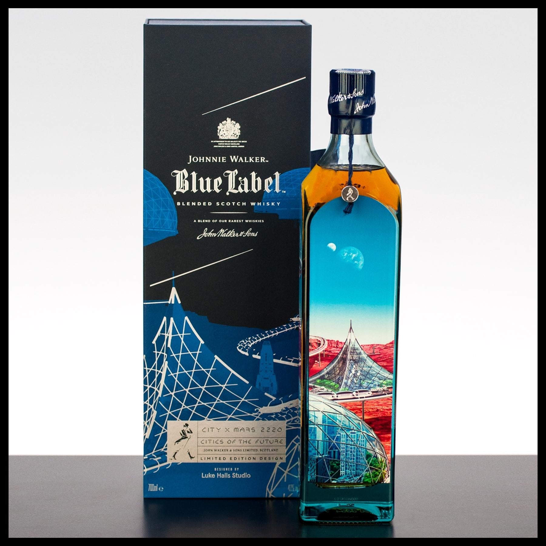 Johnnie Walker Blue Label Cities of the Future “Mars 2220” Edition Whisky 0,7L - 40% Vol. - Trinklusiv