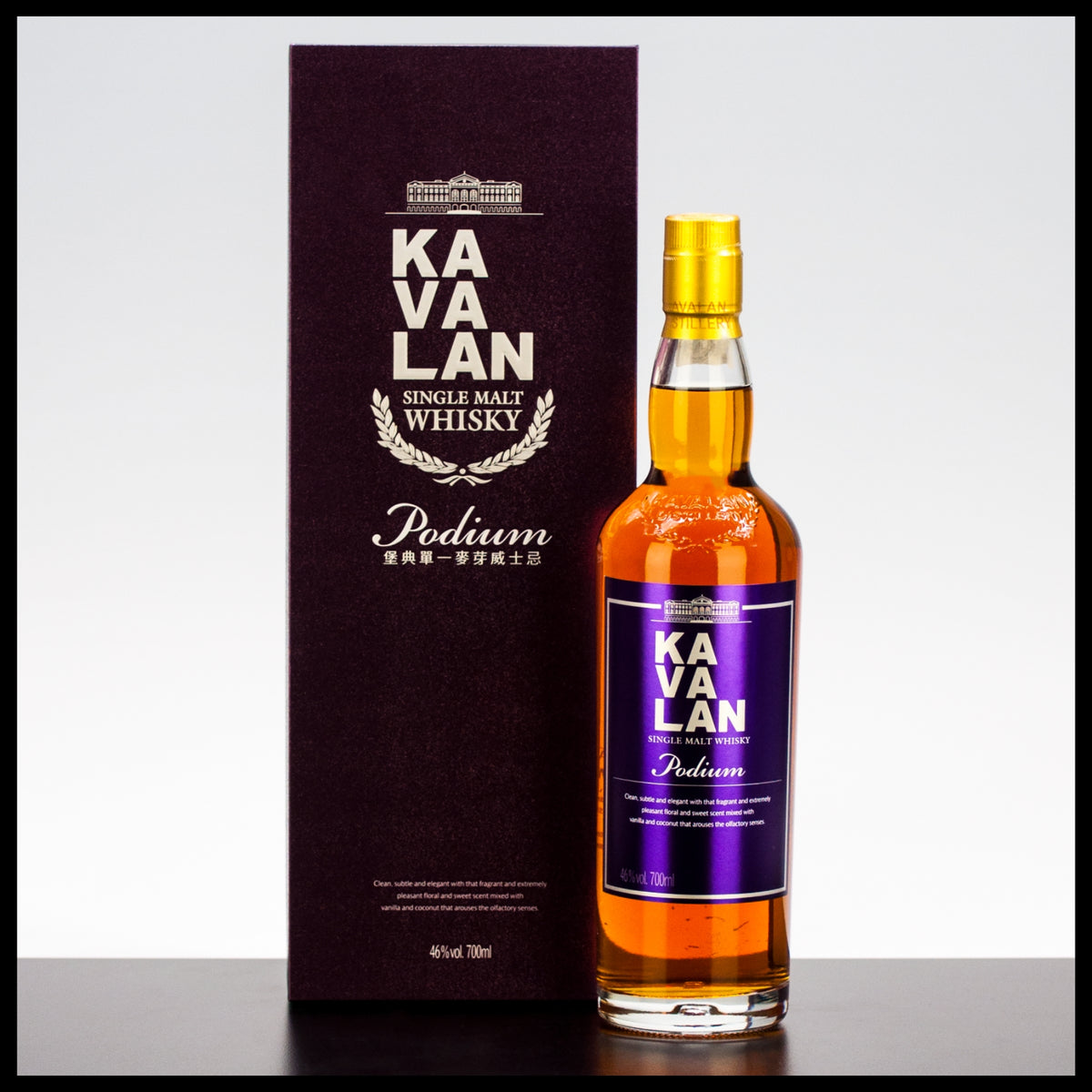 Kavalan Podium Single Malt Whisky 0,7L - 46% Vol. - Trinklusiv