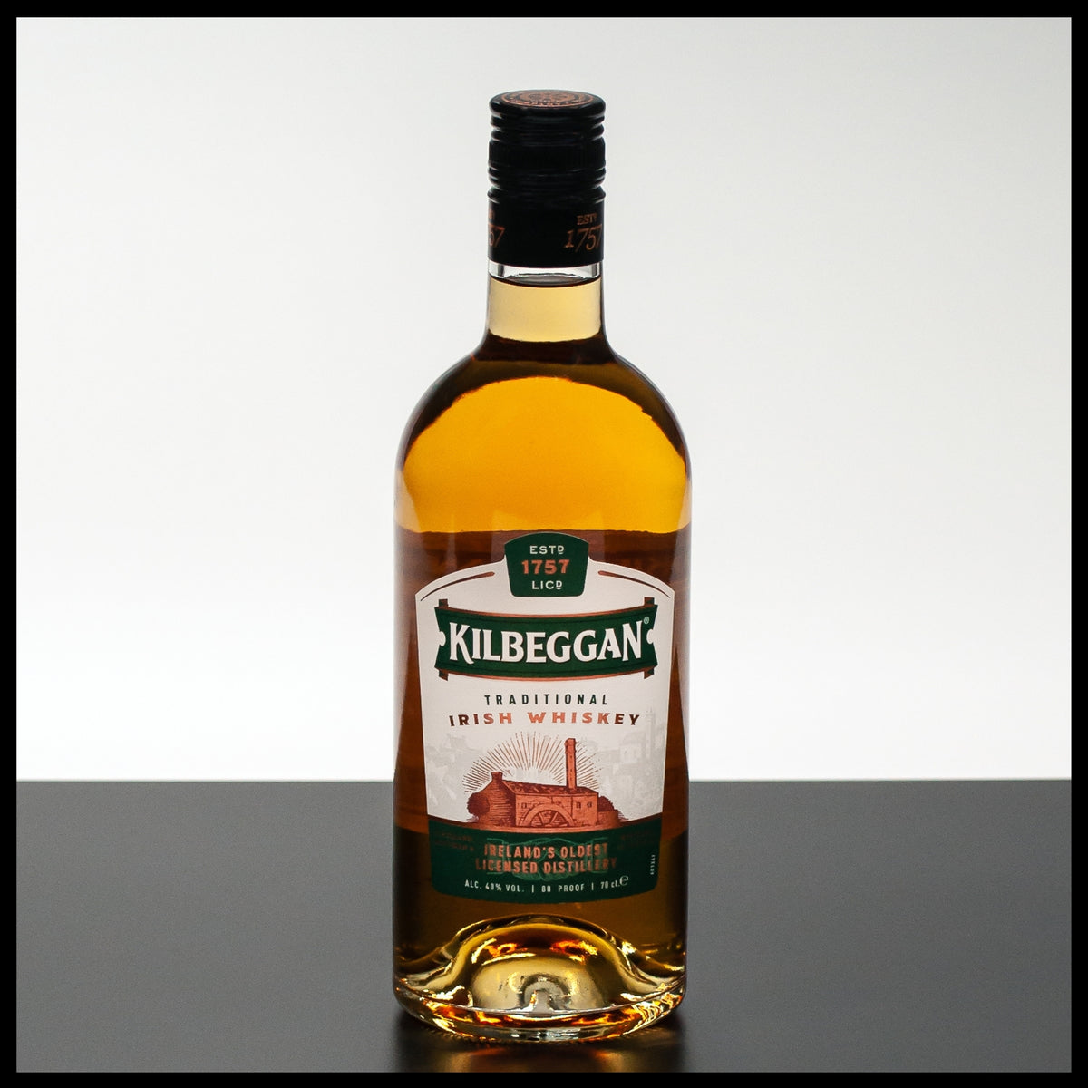 Kilbeggan Traditional Irish Whiskey 0,7L - 40% Vol. - Trinklusiv