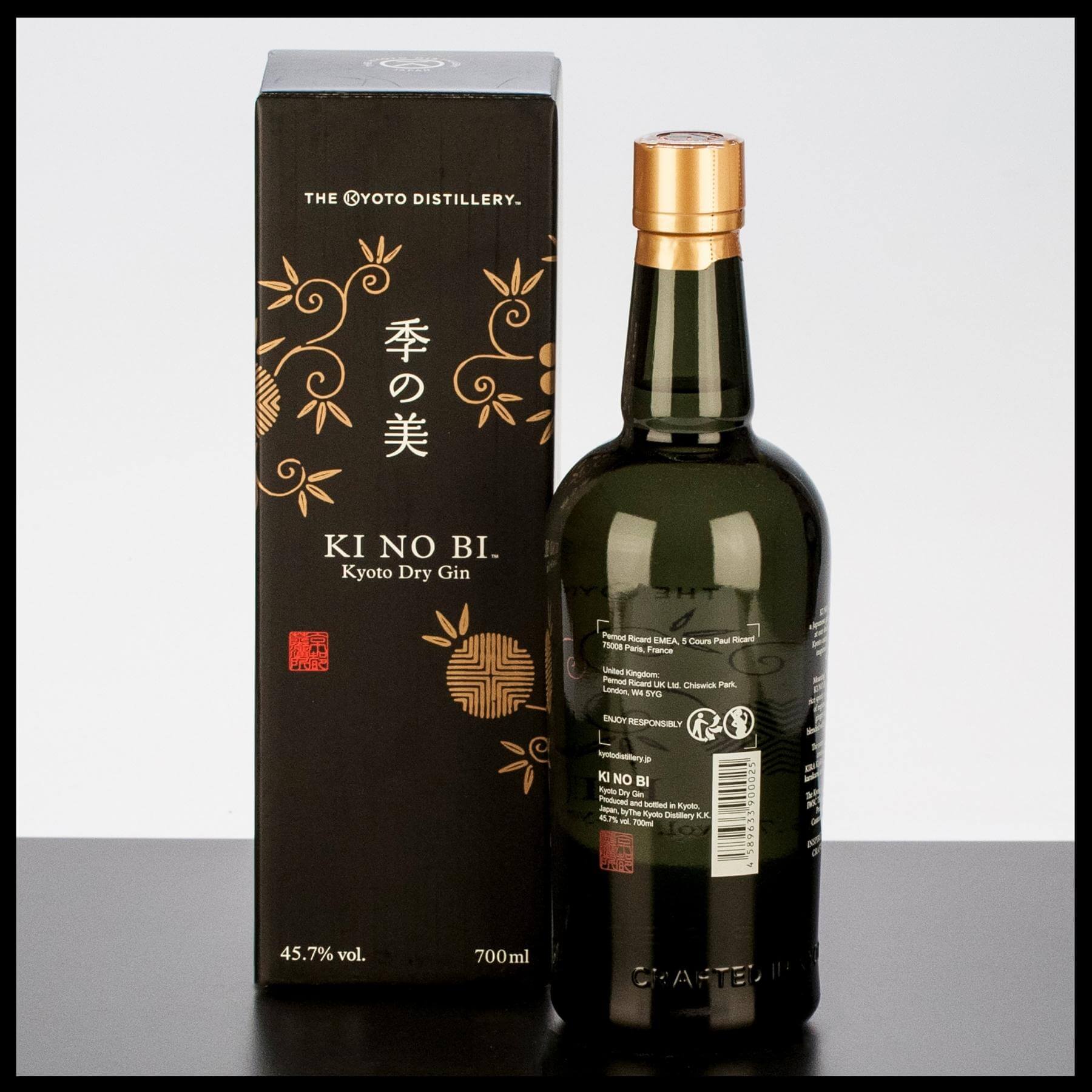 KI NO BI Kyoto Dry Gin 0,7L - 45,7% Vol. - Trinklusiv