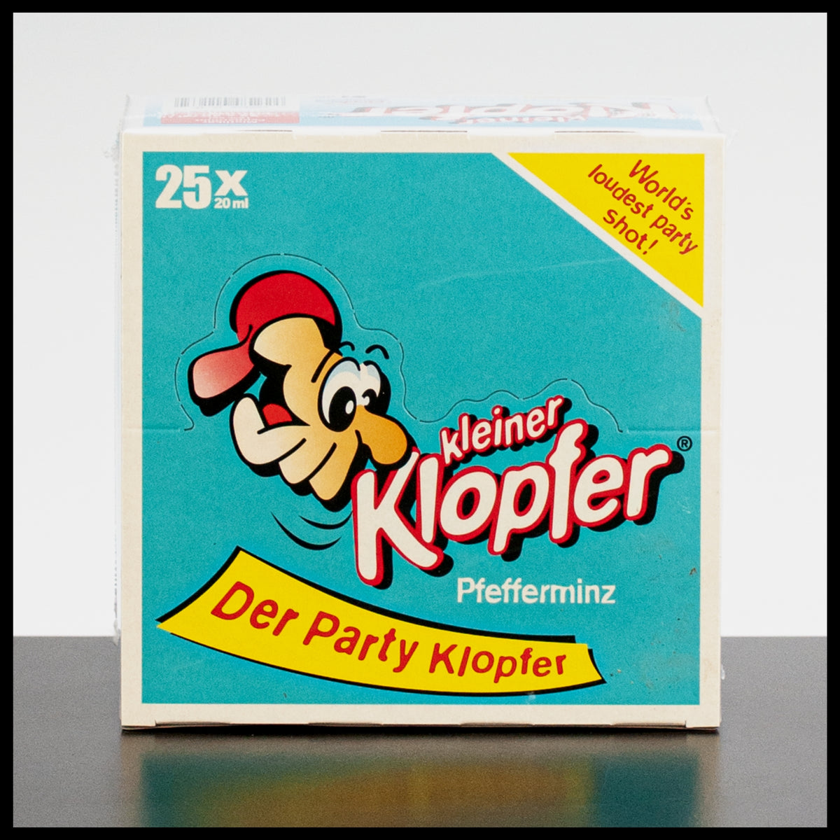 Kleiner Klopfer Pfefferminz 25x 0,02L - 18% Vol. - Trinklusiv