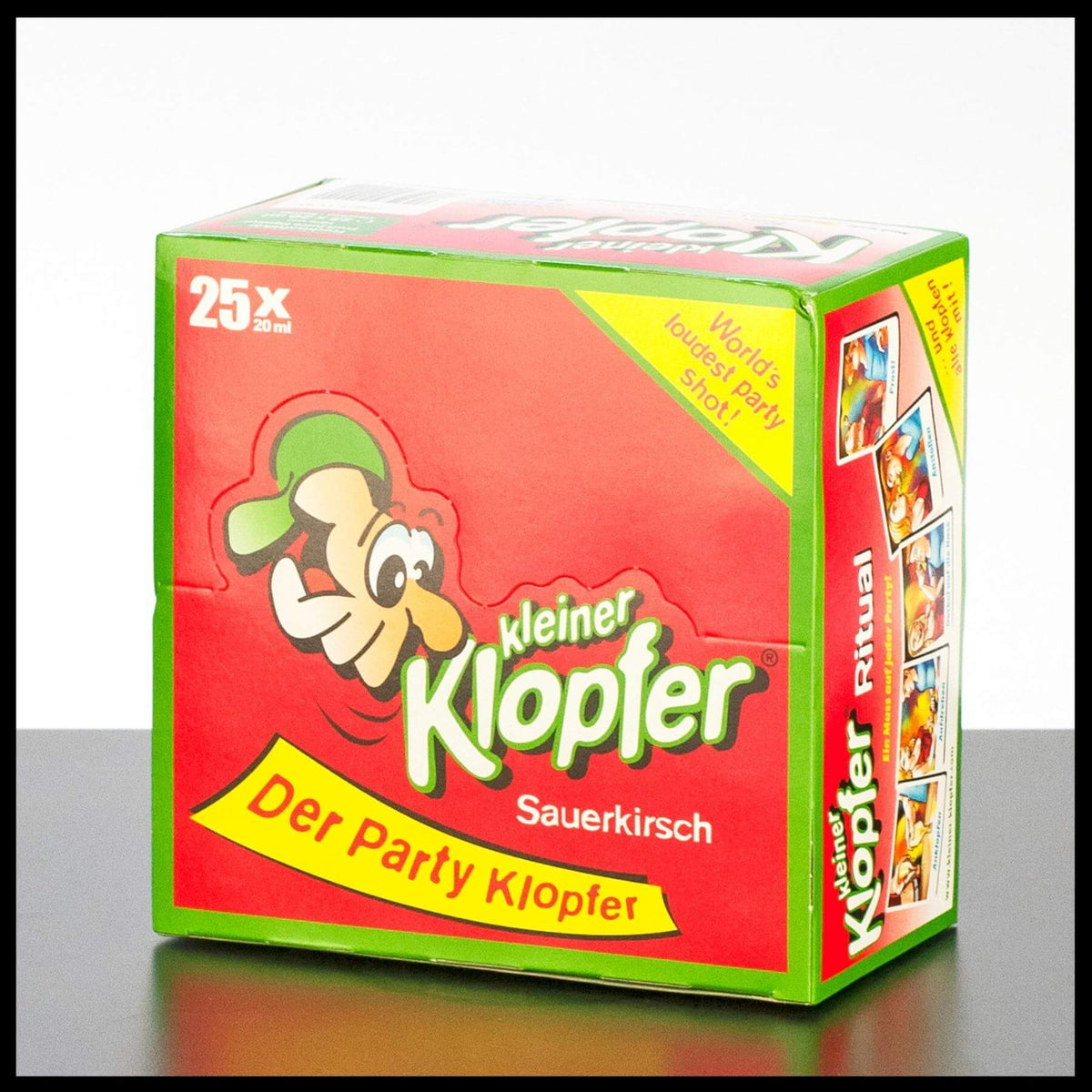 Kleiner Klopfer Sauerkirsch 25x 0,02L - 16% Vol. - Trinklusiv