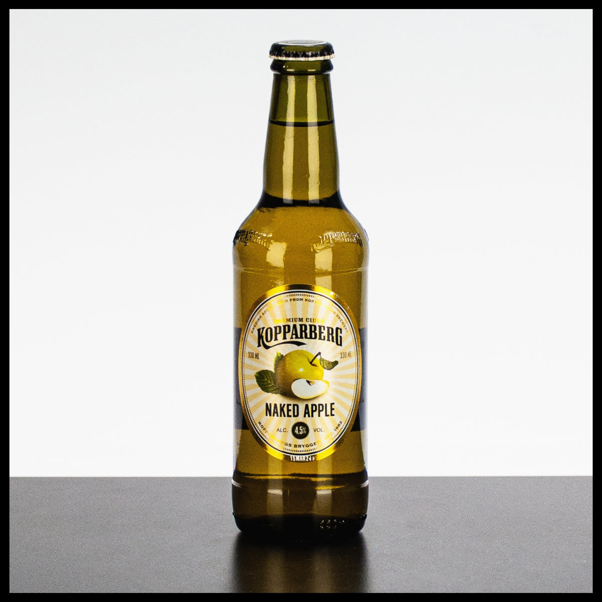 Kopparberg Naked Apple Cider 0,33L - 4,5% Vol. - Trinklusiv
